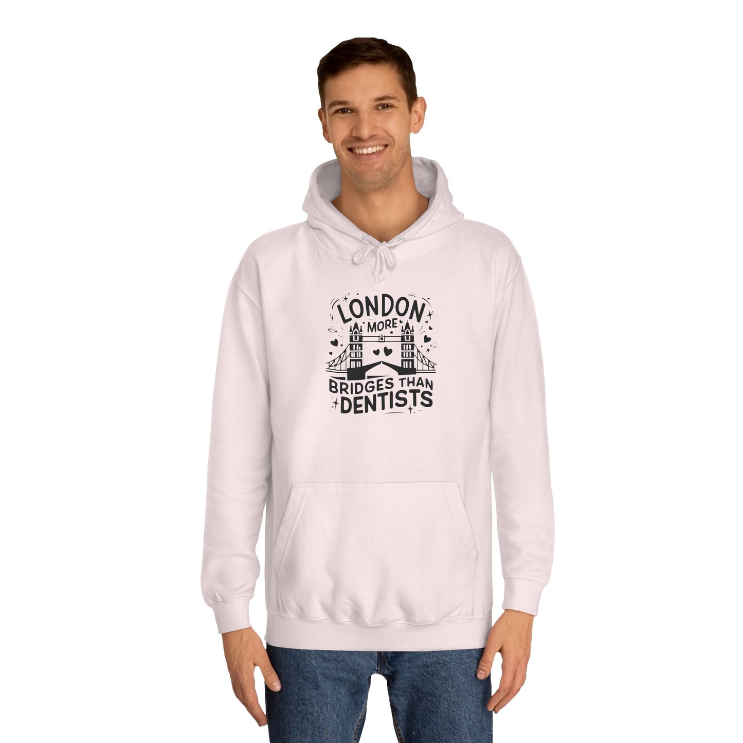 Unisex College Hoodie - London is having more Bridges