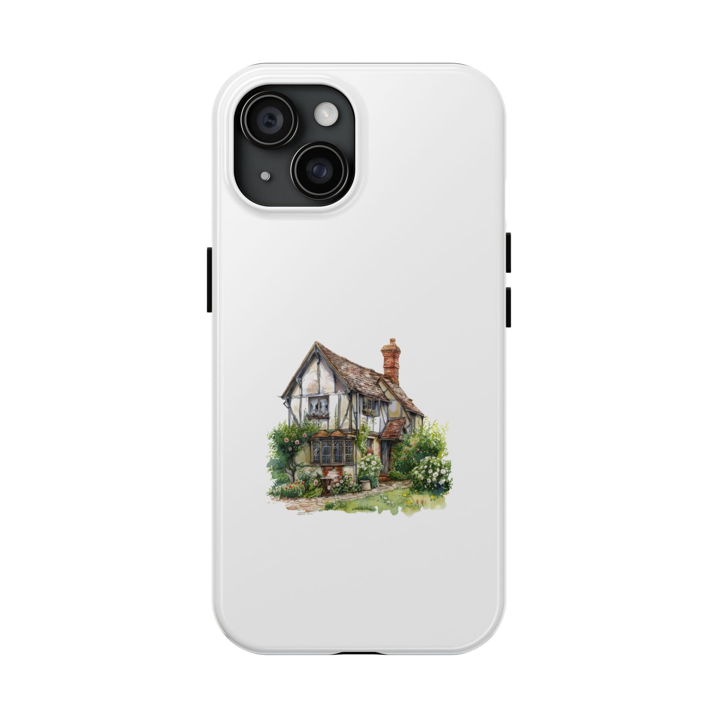 Charming Cottage Tough Phone Case - Rustic Home Design