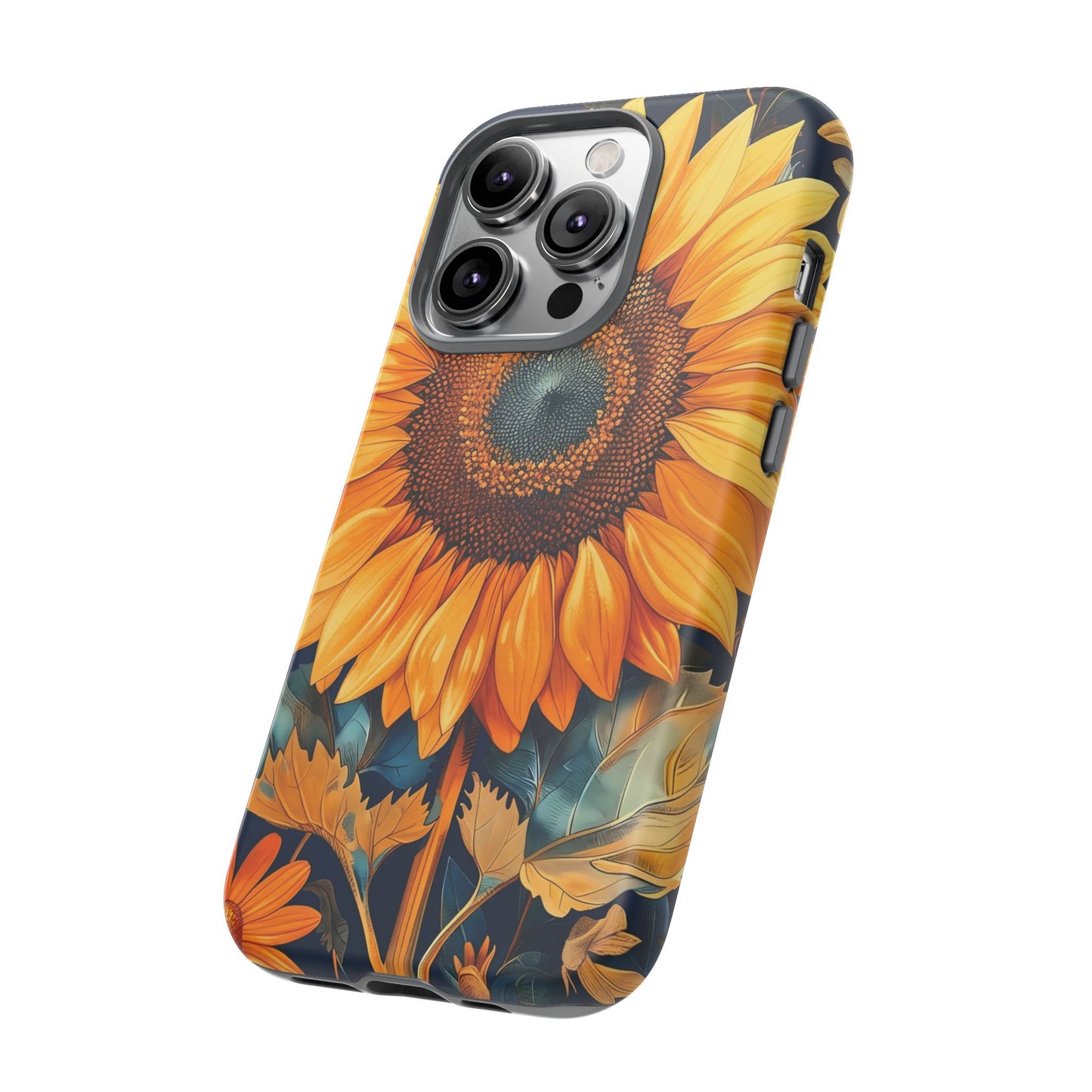 Sunflower Phone Case - Floral Design for Nature Lovers, Cute Spring Accessory, Gift for Her, Eco-Friendly Cover