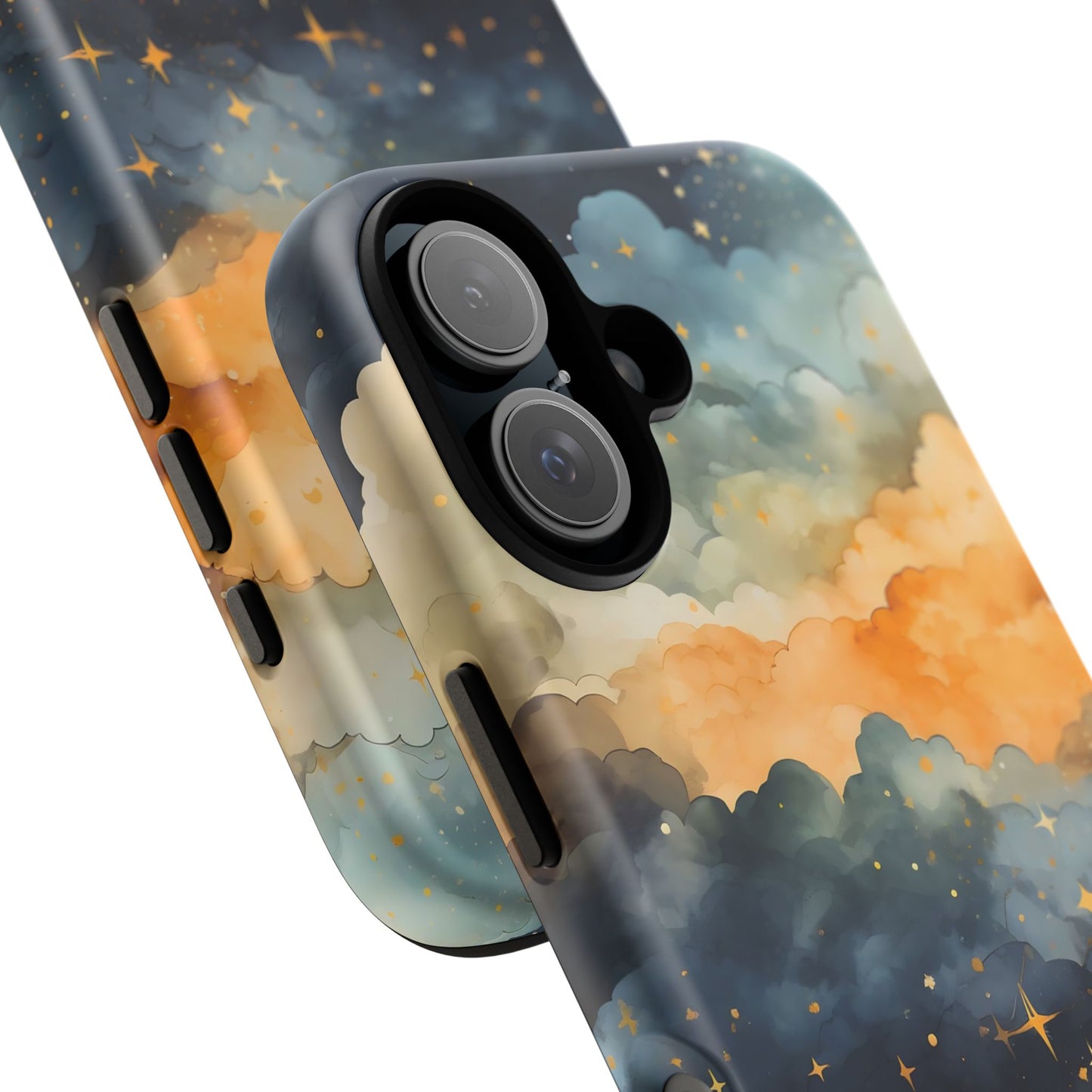 Celestial Phone Case, Galaxy Design Phone Cover, Space Art Case, Starry Night Mobile Cover, Customizable Tough Case