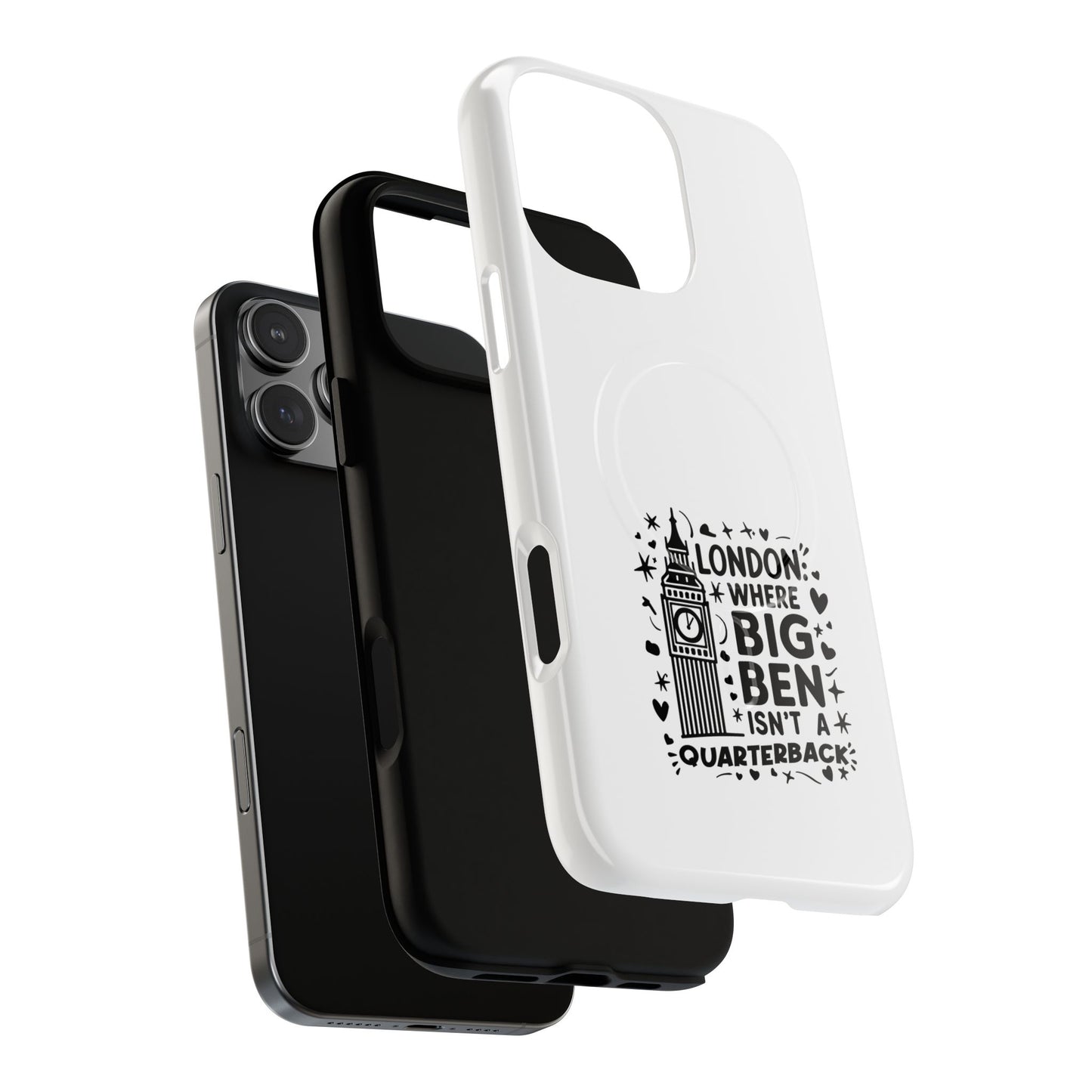 Magnetic Phone Case - London Big Ben Design, Protective Cover, Gift for Travelers, Trendy Accessory, Unique Phone Case