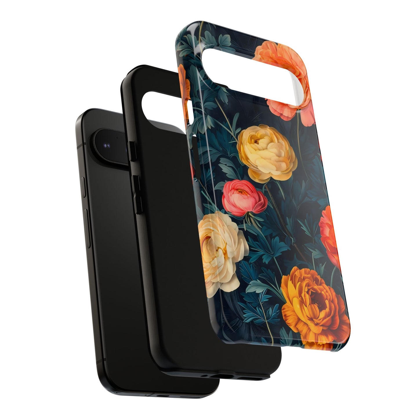 Floral Phone Case - Tough Cases, Stylish Protection, Gift for Flower Lovers, Customizable Cover, Floral Design Mobile Accessory