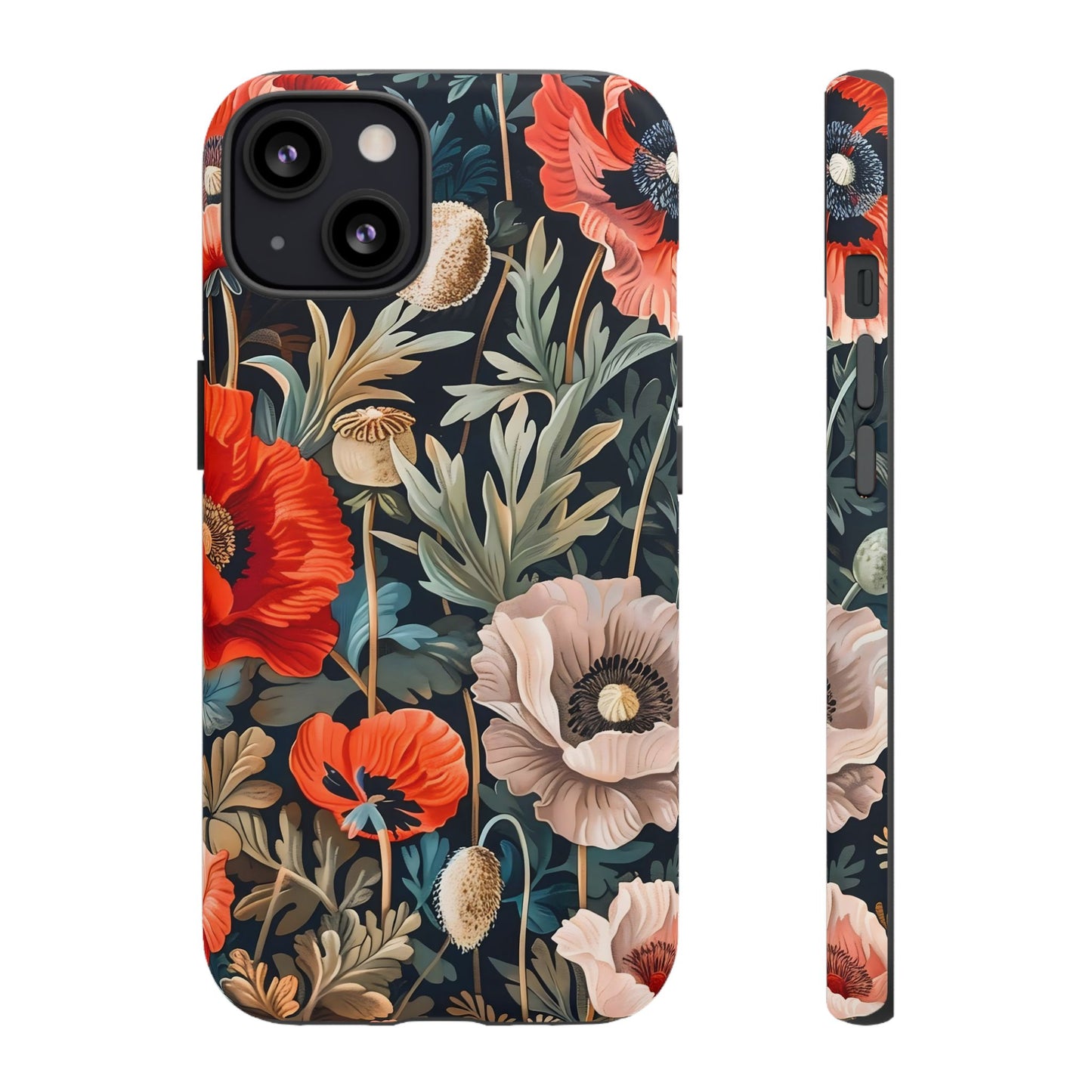 Floral Phone Case - Tough Cases, Flower Design, Chic Tech Accessories, Stylish Gifts, Unique Phone Protectors