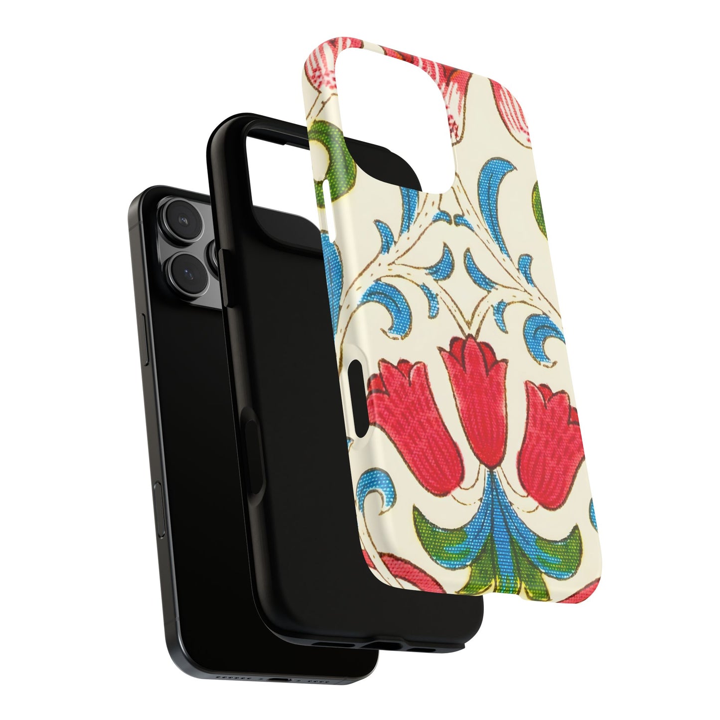 Floral Phone Case - Tough Cases | Stylish Protection, Gift for Her, Boho Phone Cover, Spring Accessory, Cute Tech