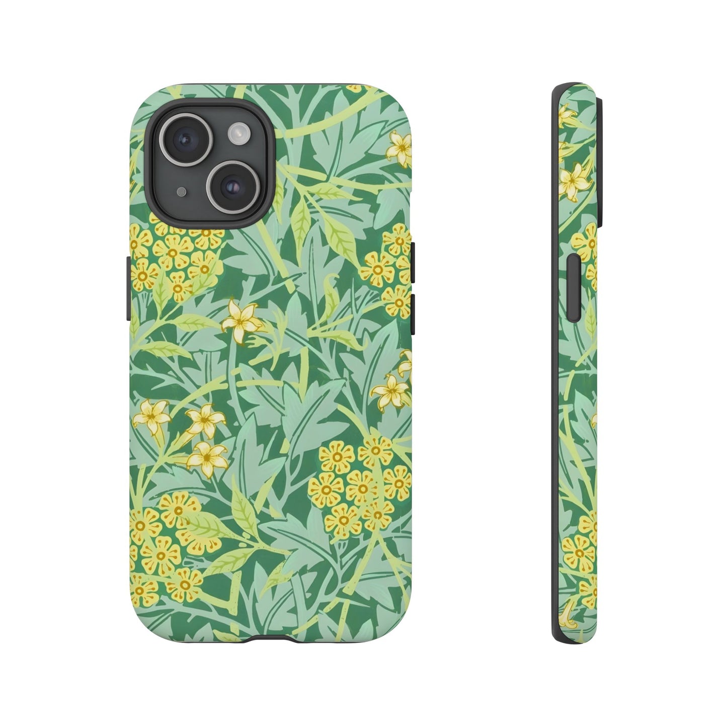 Tough Cases Organic Floral Phone Case, Stylish iPhone Cover, Eco-Friendly Gift, Nature Lover Accessory, Spring Decor, Unique Phone Protector