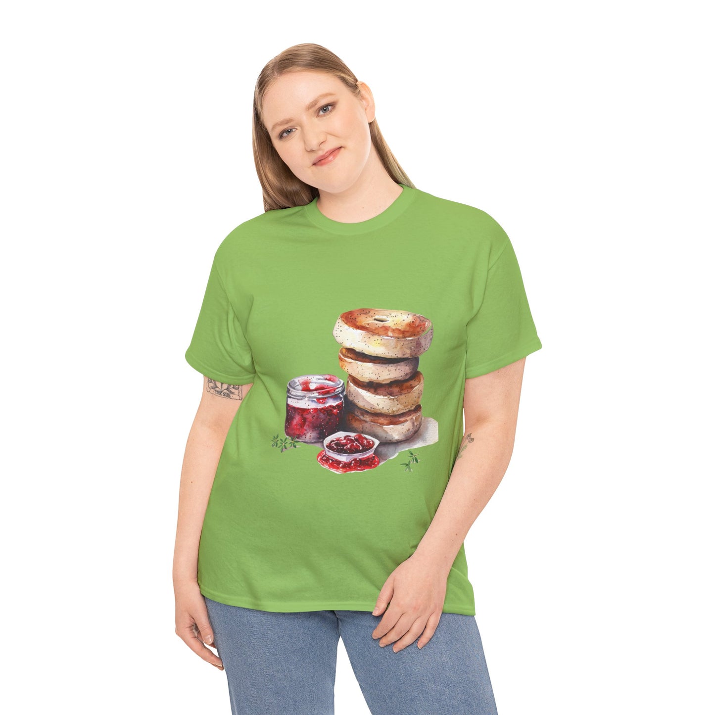 Unisex Heavy Cotton Tee - A Taste of Tradition - Iconic British Cuisine