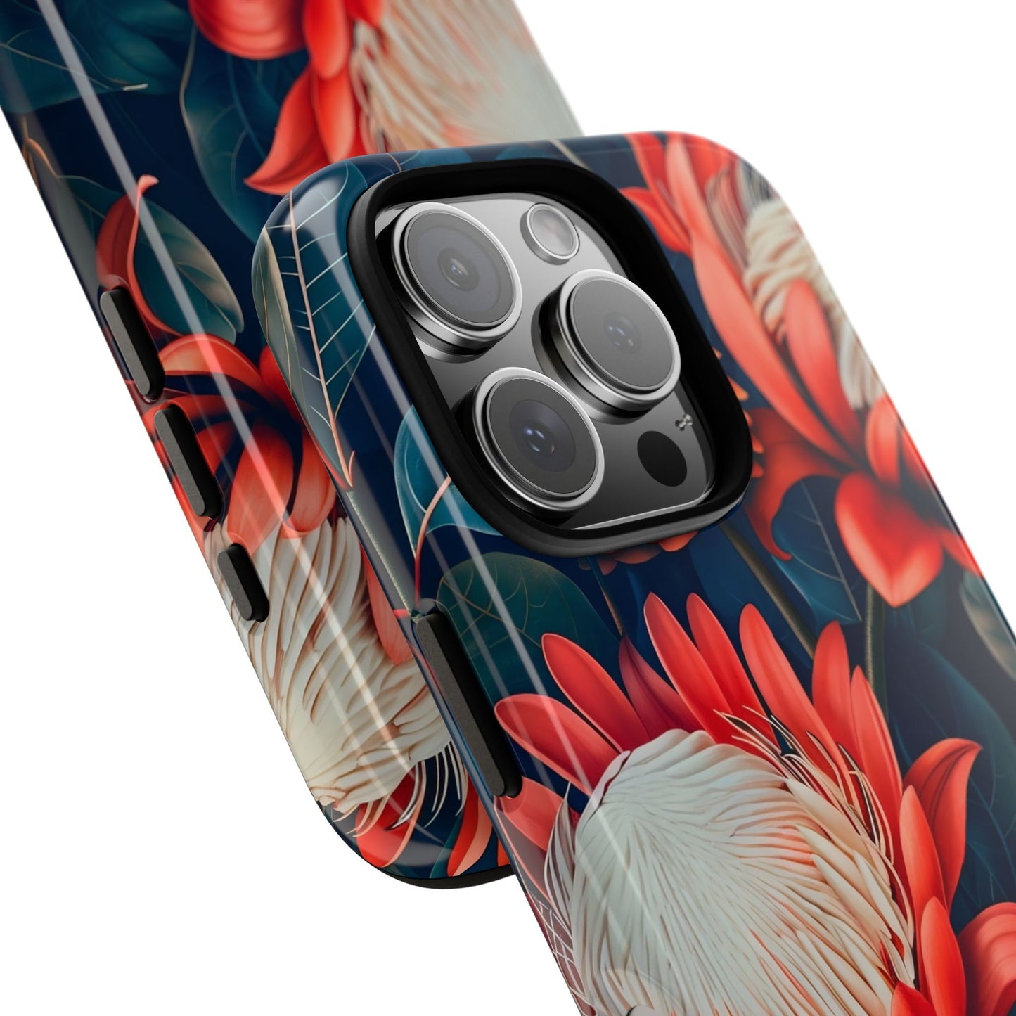 Floral Phone Case for Tough Love, Durable Cover, Unique Gift for Nature Lovers, Birthday, Mother's Day, Floral Design