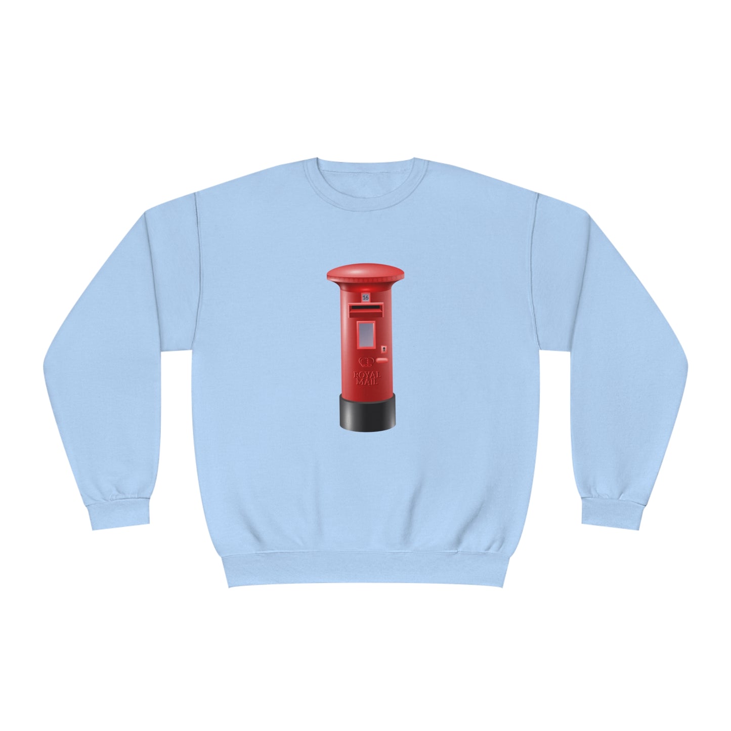 Unisex NuBlend® Crewneck Sweatshirt - Classic UK Royal Mailbox