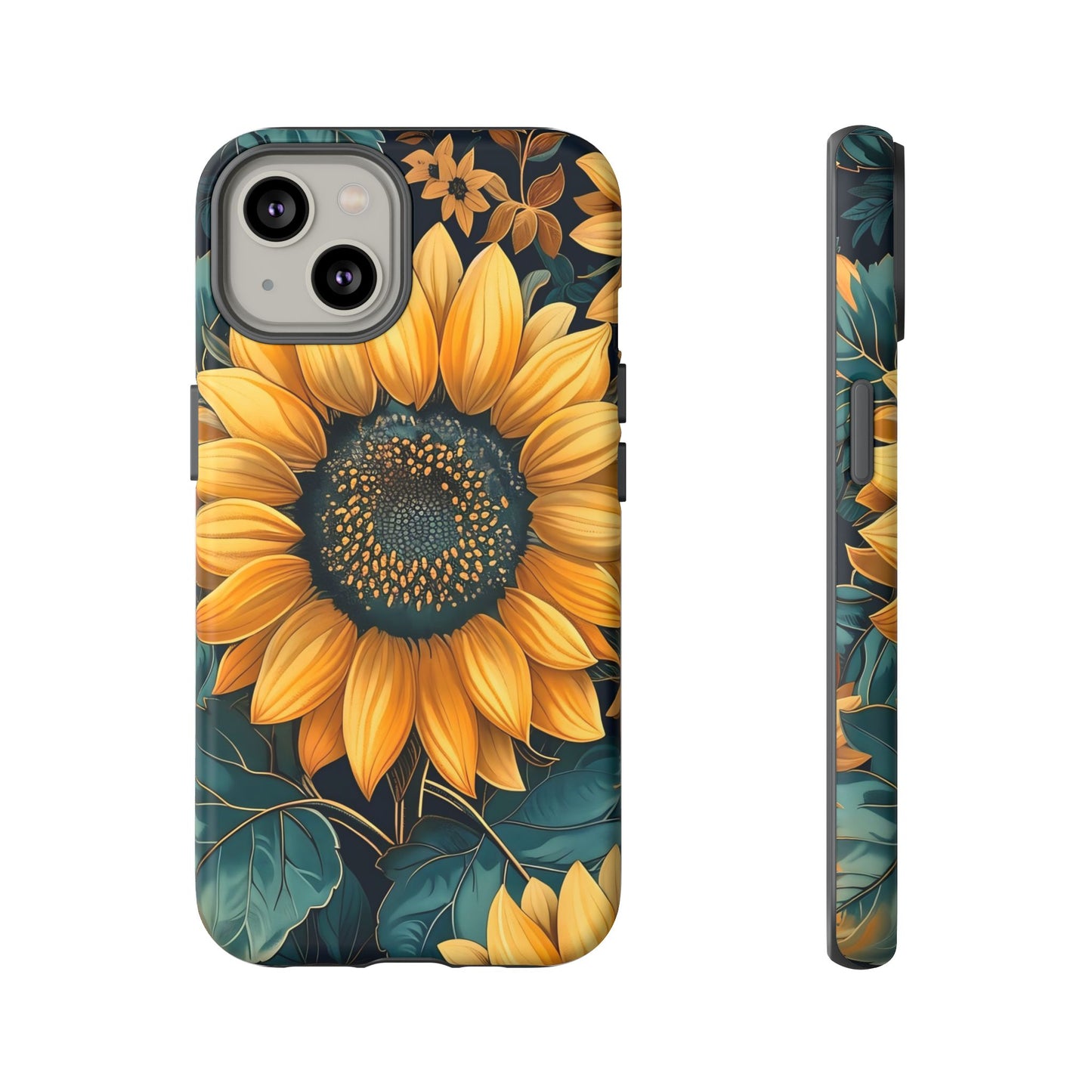 Sunflower Phone Case - Bright Floral Design, Stylish Tough Cover for Sunflower Lovers, Gift for Plant Enthusiasts, Mom Gift, Nature Lovers