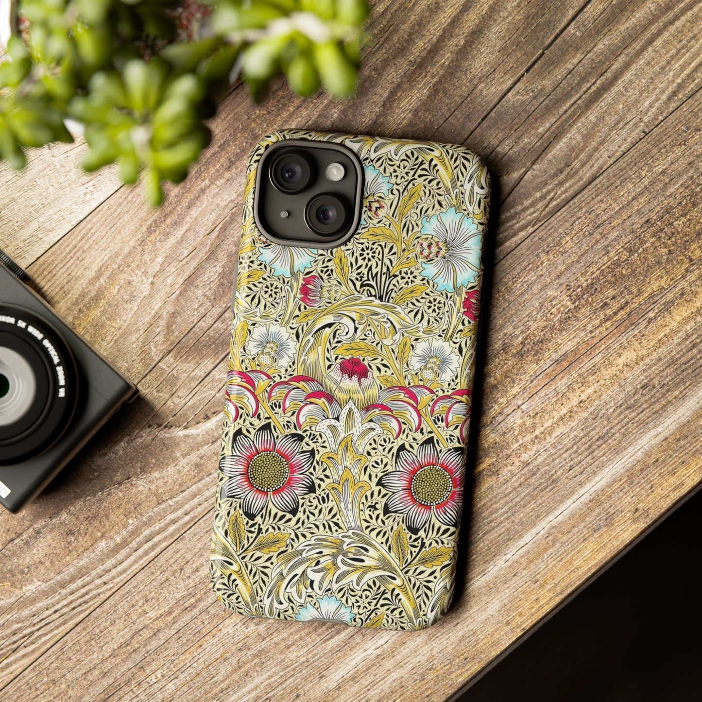 Floral Phone Case - Tough Cases, Floral Design, Stylish, Protective, Unique Gift for Her, Phone Accessories
