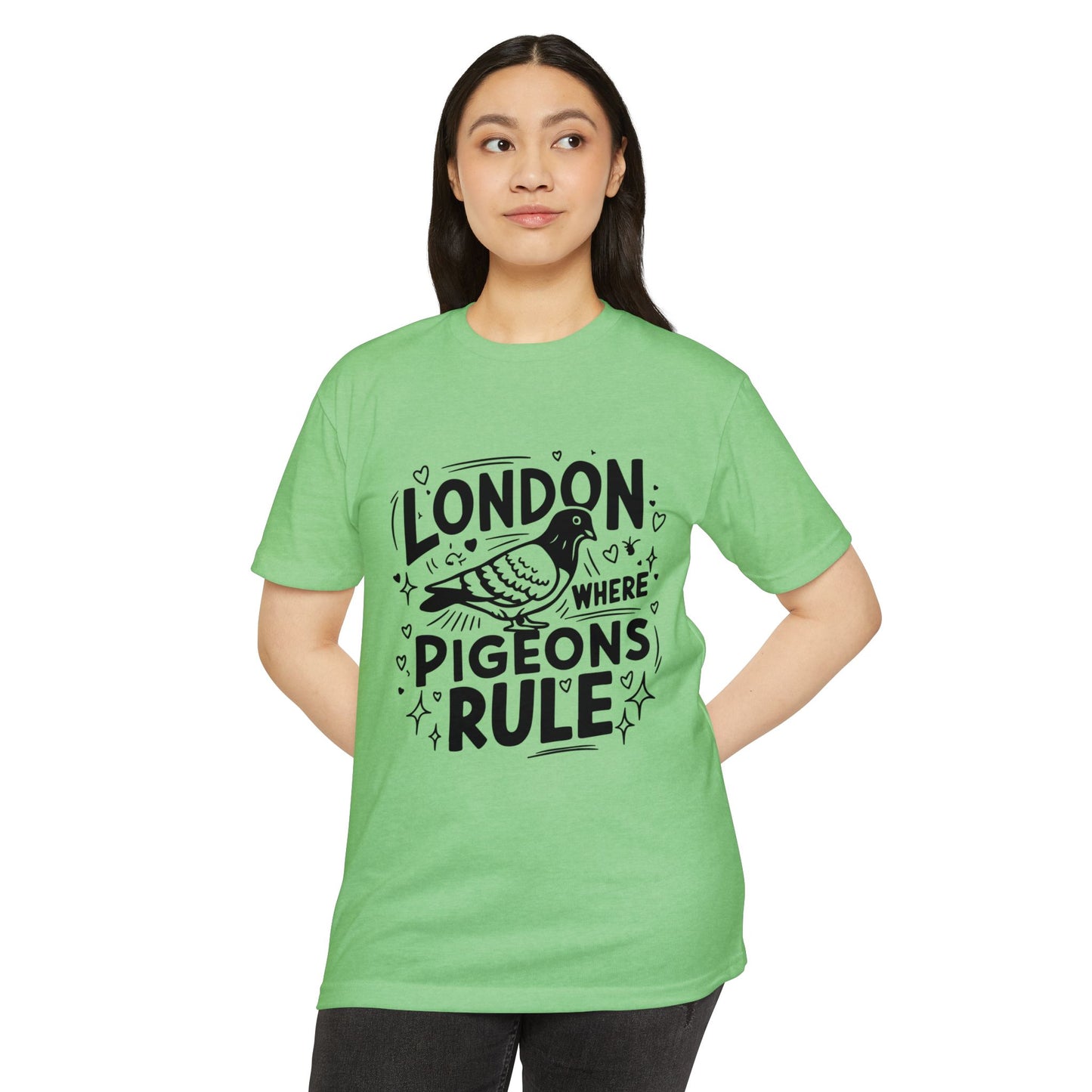 Unisex CVC Jersey T-shirt - London Where Pigeons Rule