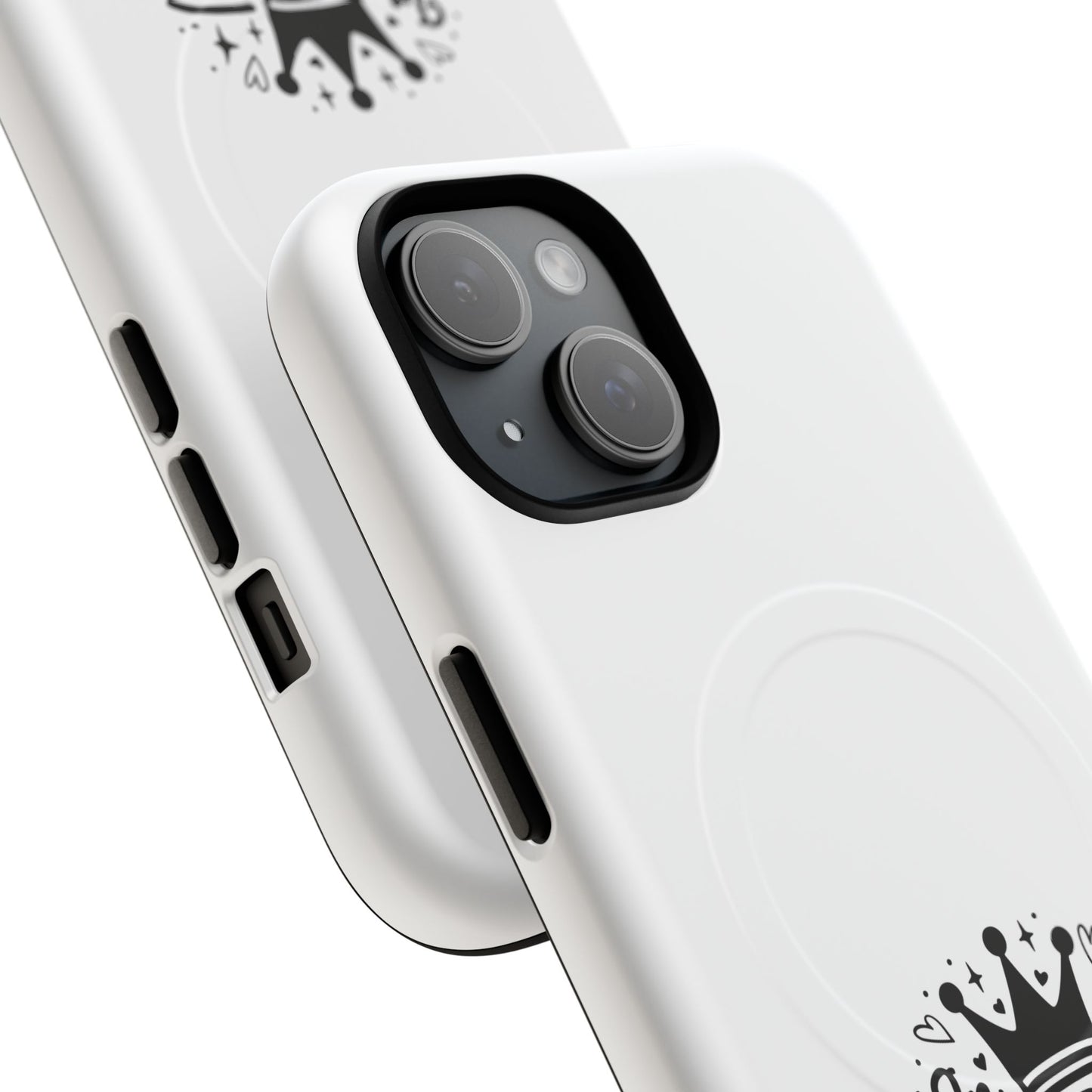 King's Neighbor Tough Magnetic Phone Case, London Style Case, Durable Phone Cover, Gift for Travelers, Black White Phone Accessory