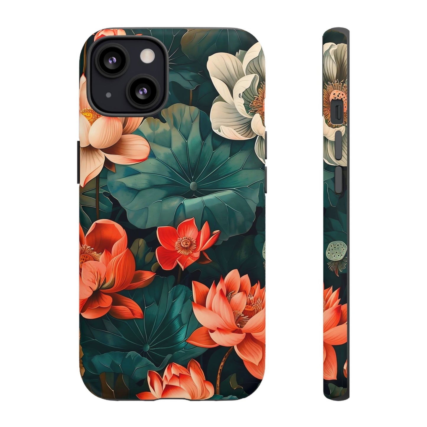 Flower Phone Case, Floral Phone Cover, Tough Case for Floral Lovers, Gift for Her, Stylish Tech Accessories