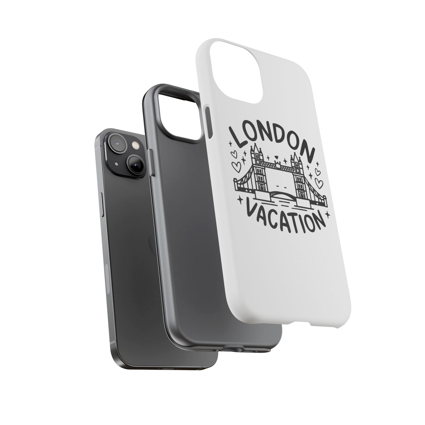 London Vacation Phone Case, Travel Accessories, Unique Gift, London Lover, Custom Phone Cover, Vacation Souvenir