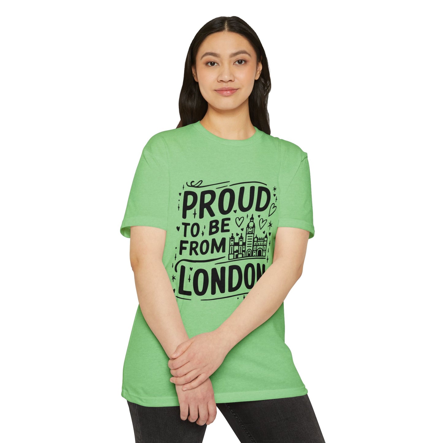 Unisex CVC Jersey T-shirt - Proud to be from London
