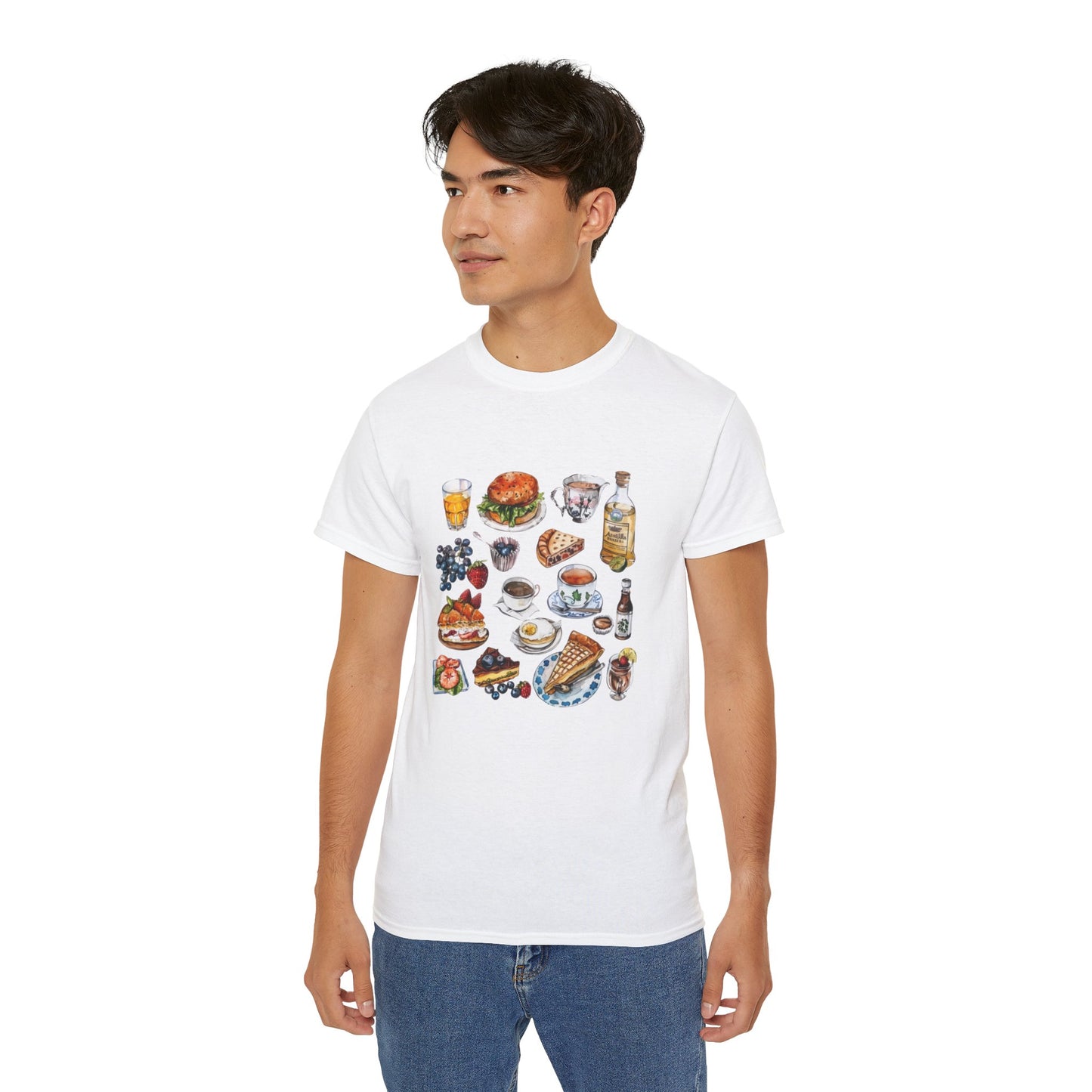 Unisex Ultra Cotton Tee - Retro English Icons