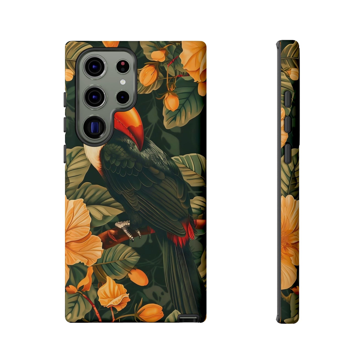 Tropical Toucan Phone Case, Exotic Bird Cover, Nature Lover Gift, Eco-Friendly Design, Customizable Tech Accessory