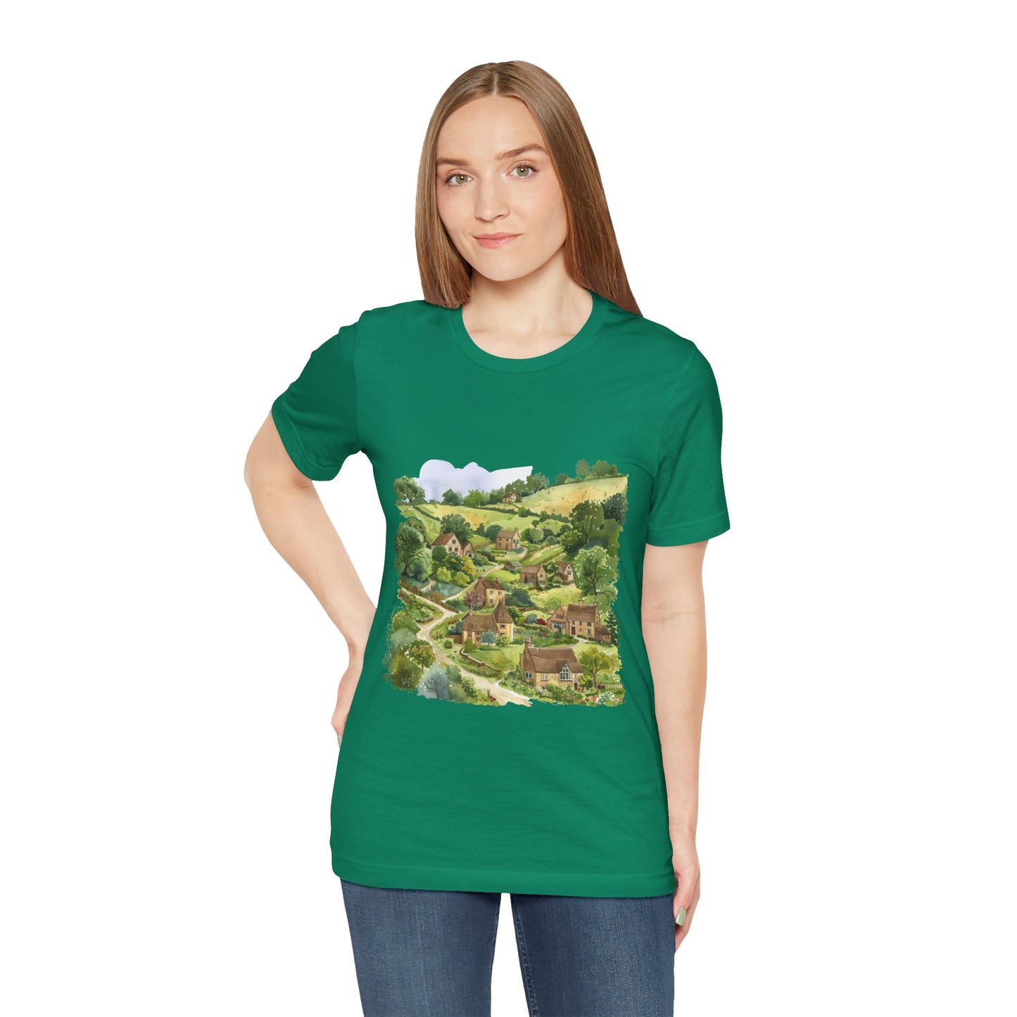 Unisex Jersey Short Sleeve Tee - Enchanting Landscapes of Britain