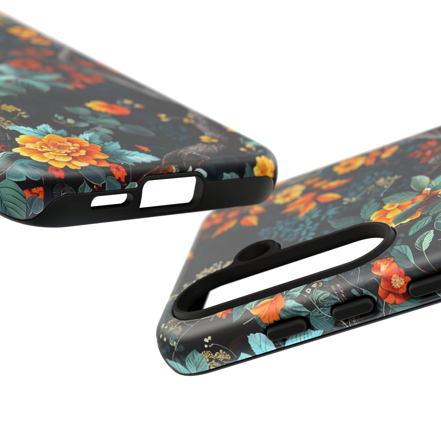 Floral Phone Case | Tough Cases, Protective Cover, Gift for Her, Autumn Vibes, Floral Phone Accessory, Unique Design