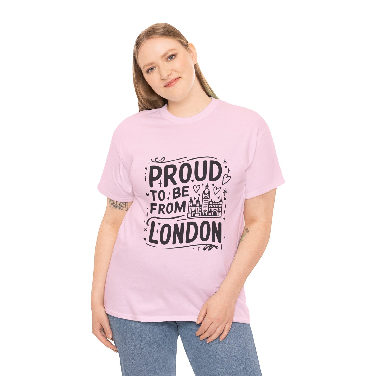 Unisex Heavy Cotton Tee - Proud to be from London