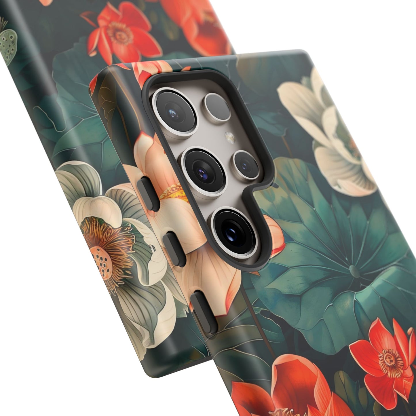 Flower Phone Case, Floral Phone Cover, Tough Case for Floral Lovers, Gift for Her, Stylish Tech Accessories