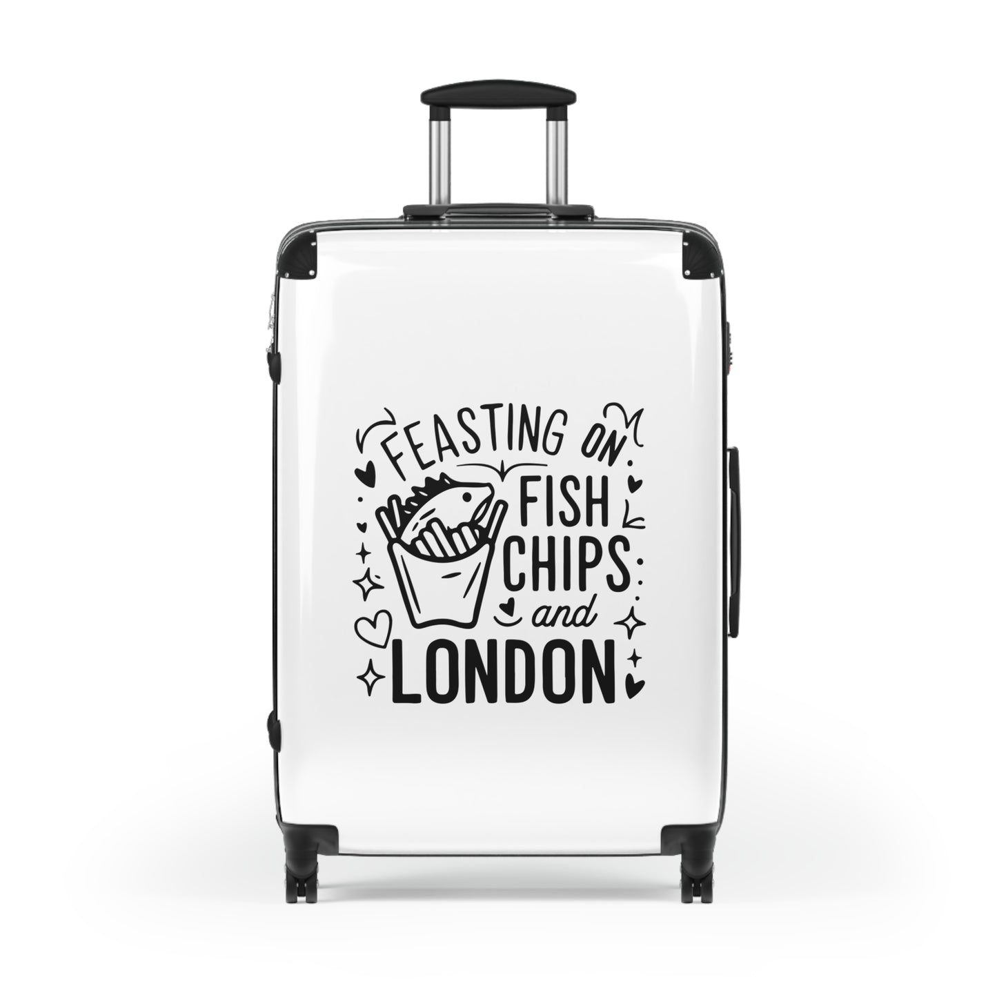 Fish Chips and London - Suitcase