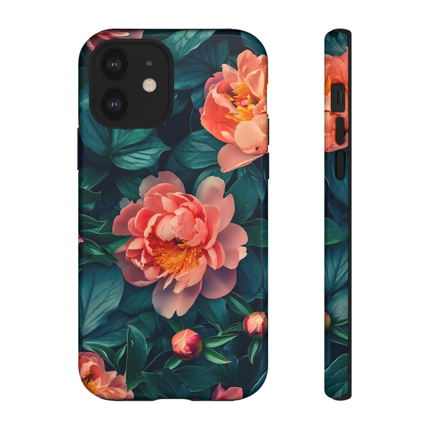 Floral Phone Case - Tough Cases, Flower Design, Botanical Art, Phone Accessory, Gift for Her, Nature Lovers