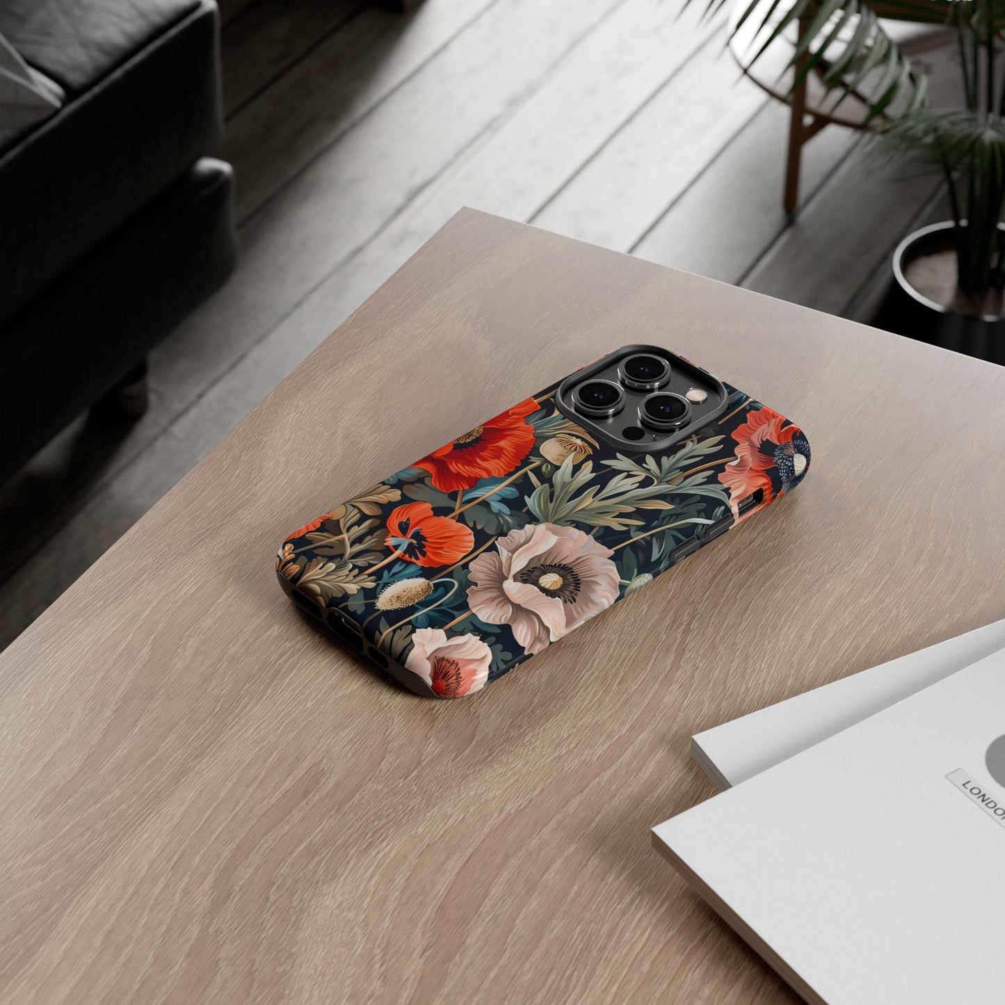 Floral Phone Case - Tough Cases, Flower Design, Chic Tech Accessories, Stylish Gifts, Unique Phone Protectors