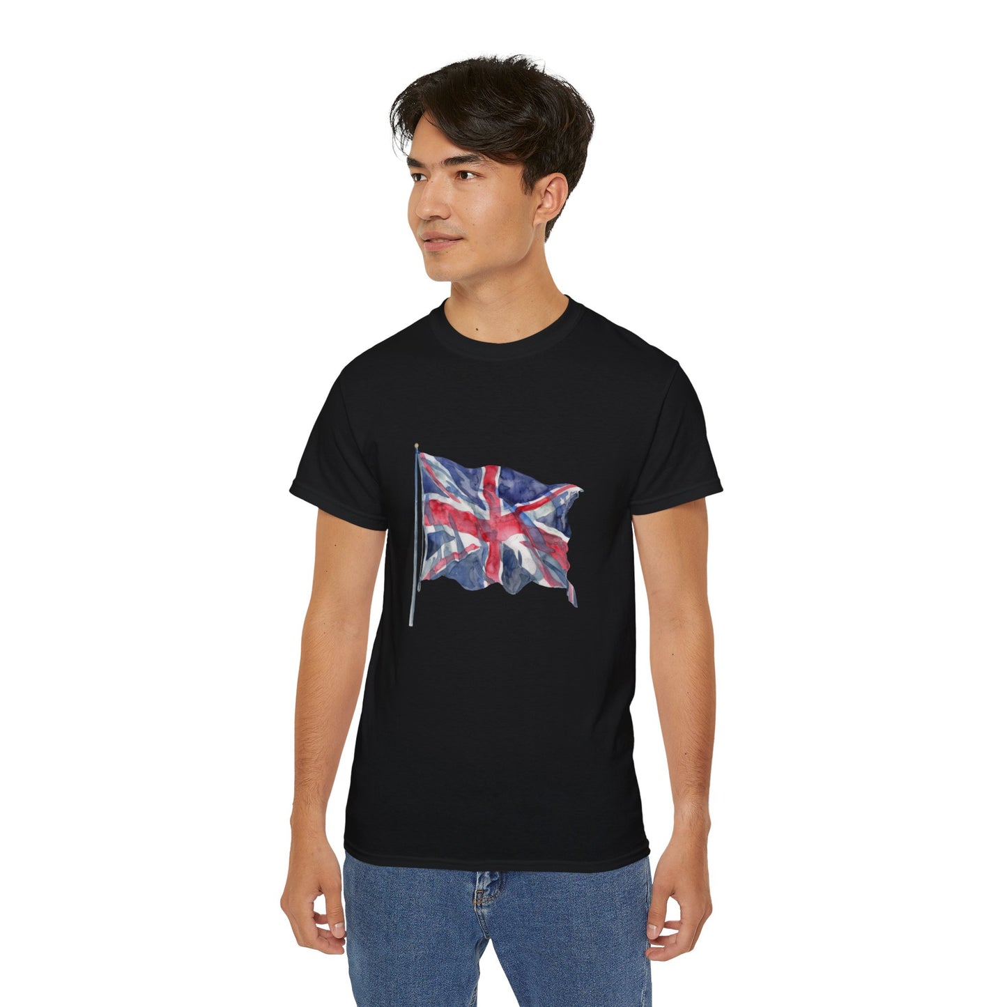 Unisex Ultra Cotton Tee - Iconic British Flag