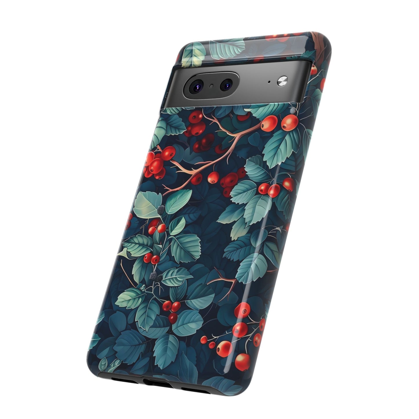 Berry Blossom Phone Case - Nature Lover's Gift, Floral Design, Cute Accessory for Spring, Unique Tech Cover, Perfect for Holidays