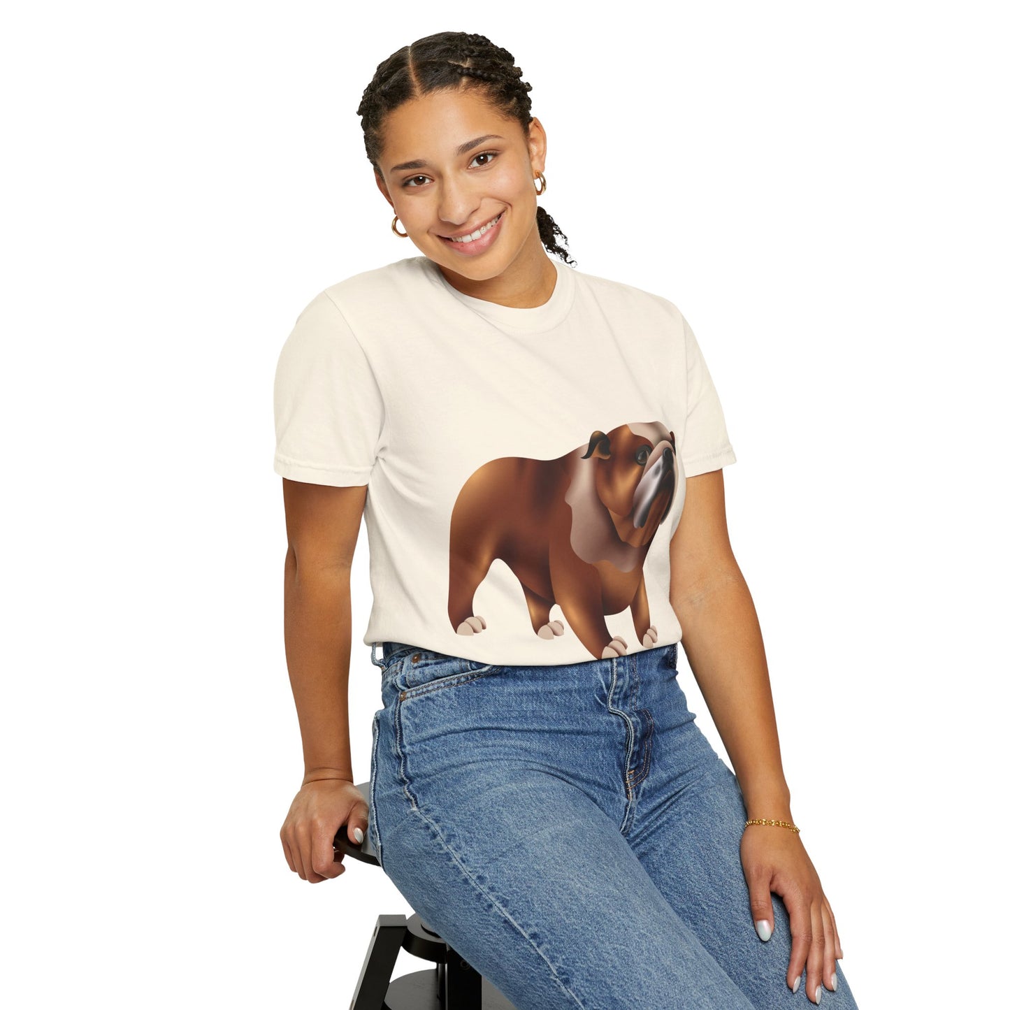 Unisex Garment-Dyed T-shirt - Lovely British Dog
