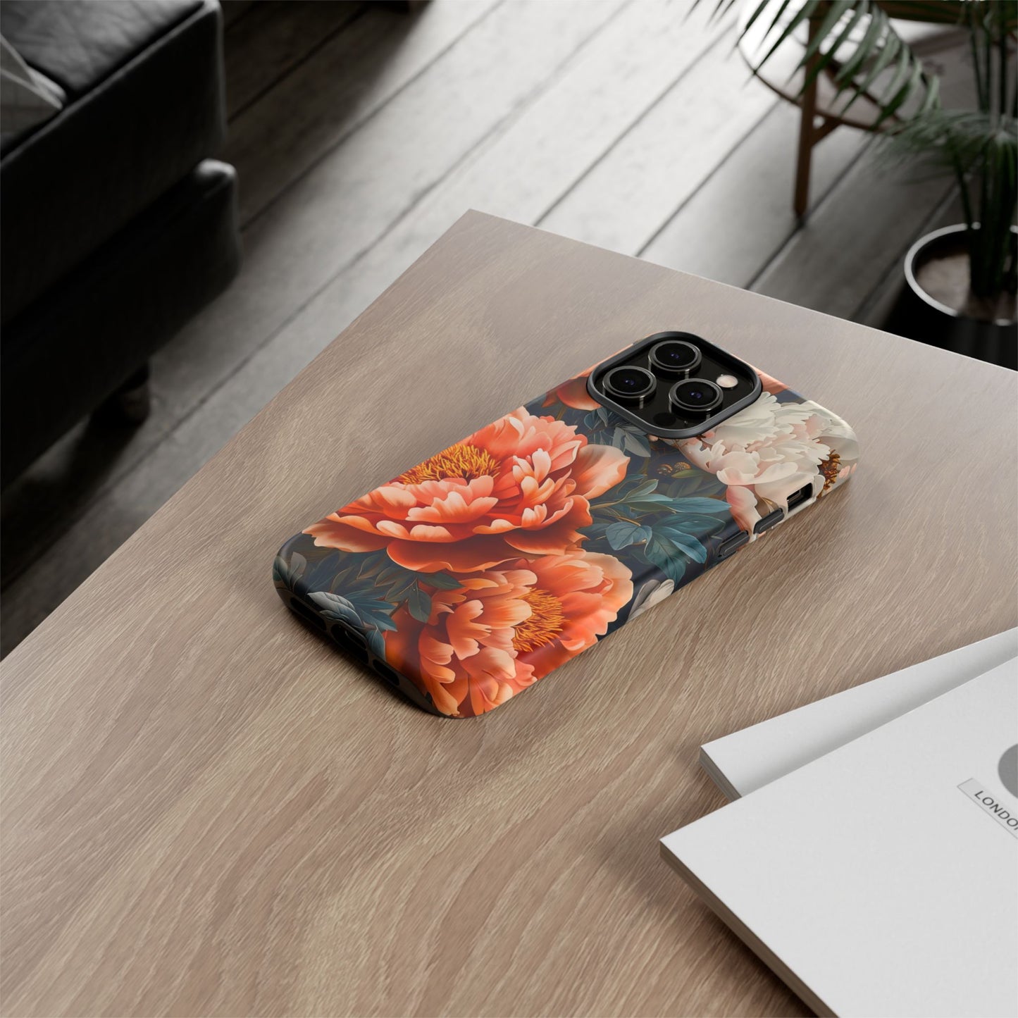 Floral Phone Case - Tough Cases, Durable Cover, Flower Design, Unique Gift, Phone Accessories