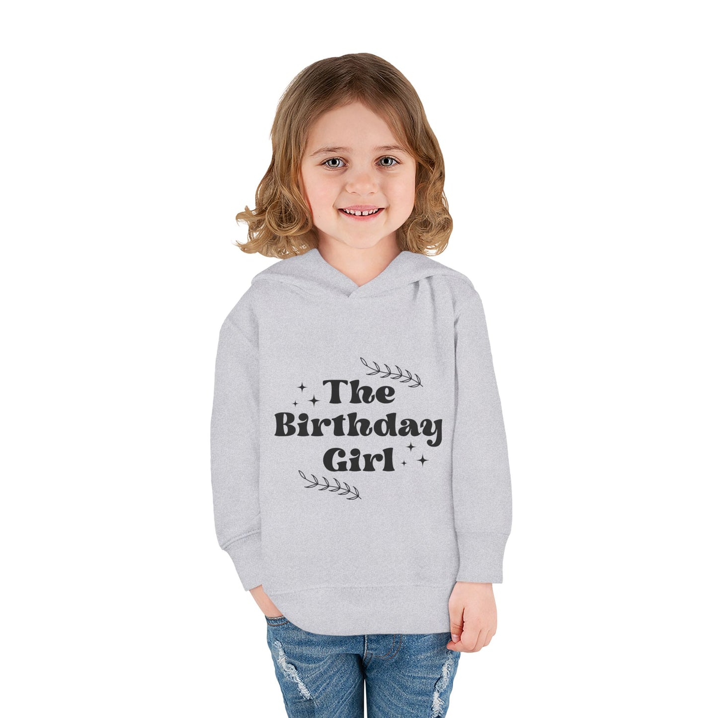 Toddler Birthday Girl Fleece Hoodie - Cozy Pullover for Celebrations