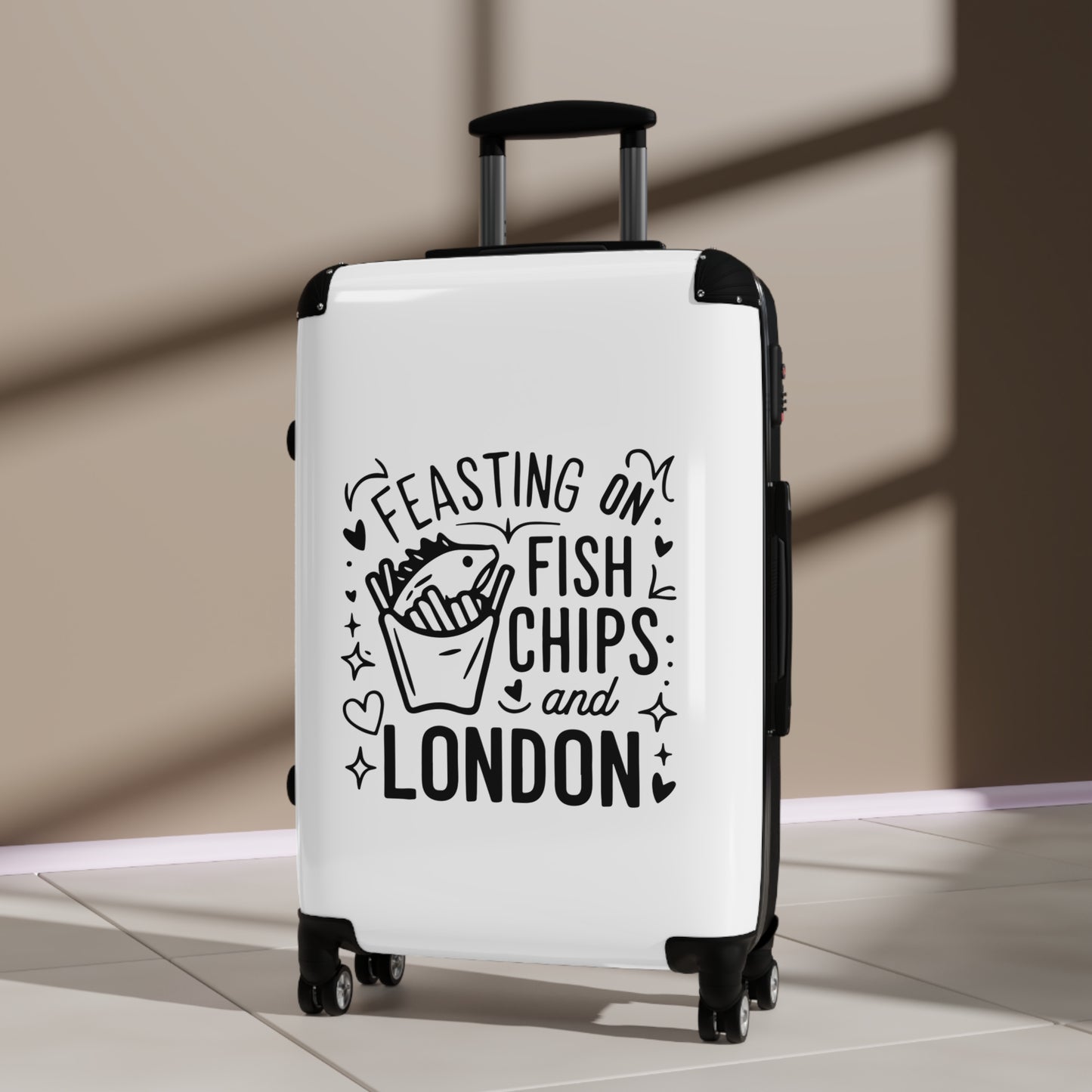 Fish Chips and London - Suitcase