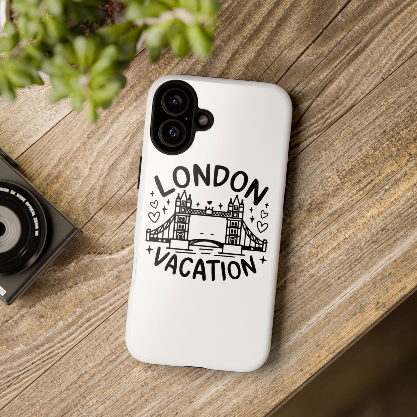London Vacation Phone Case, Travel Accessories, Unique Gift, London Lover, Custom Phone Cover, Vacation Souvenir