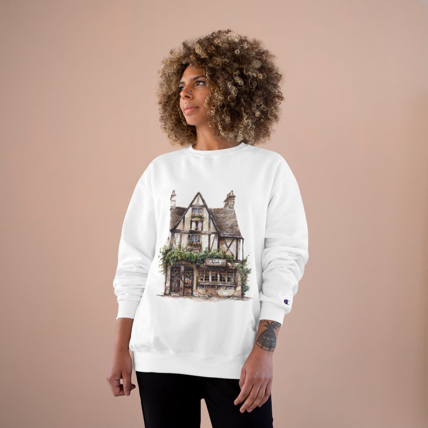 Champion Sweatshirt - From Thatched Roofs to Stone Walls: British Village Houses