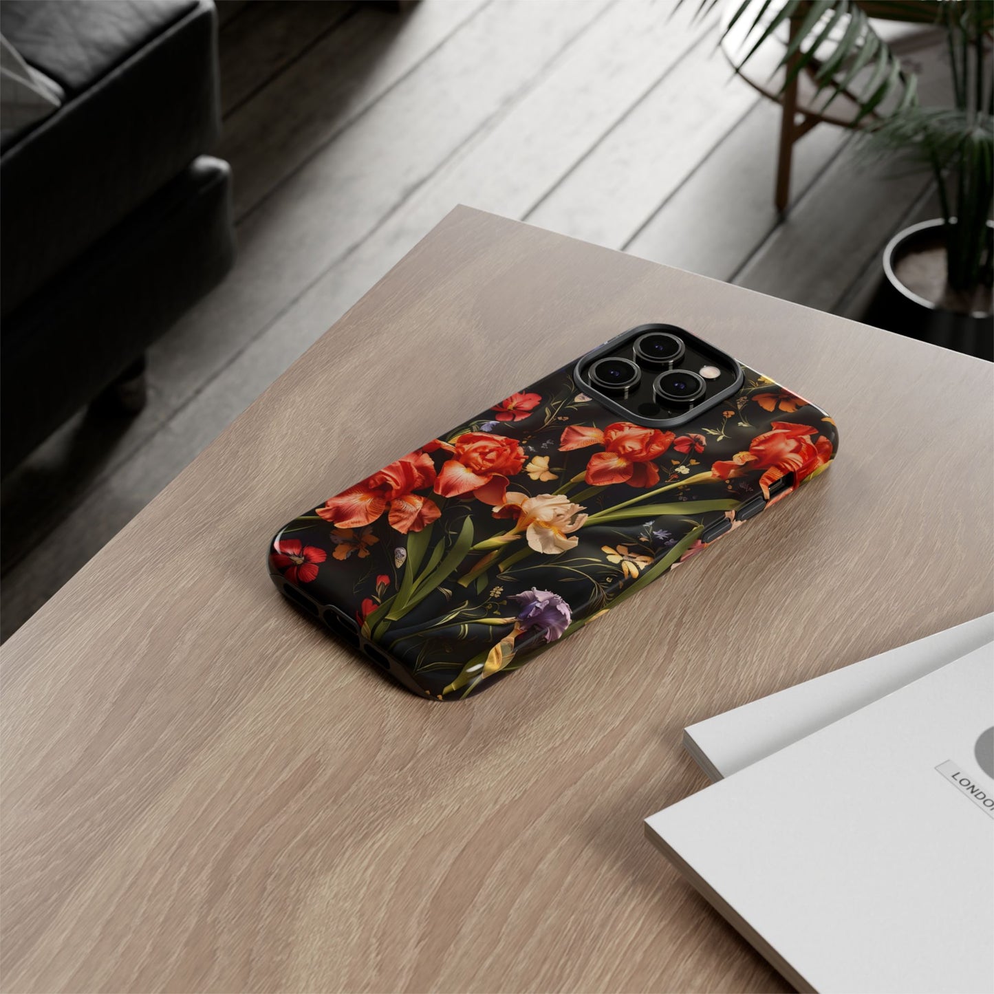 Floral Tough Case for Phone, Durable Protective Phone Cover, Gift for Flower Lovers, Phone Accessories, Spring Vibes