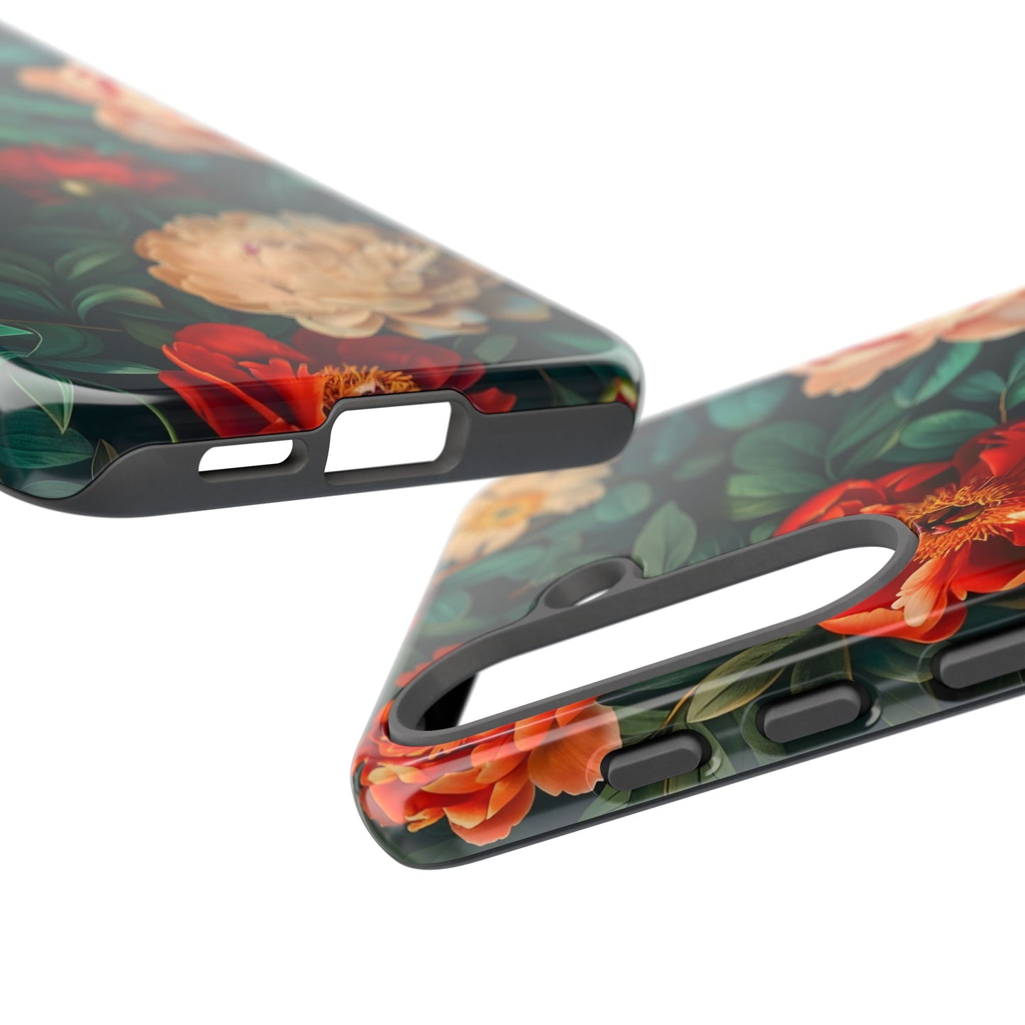 Floral Phone Case - Tough Cases, Vibrant Protection, Gift for Her, Cute Floral Design, Trendy Accessory, Perfect for Spring