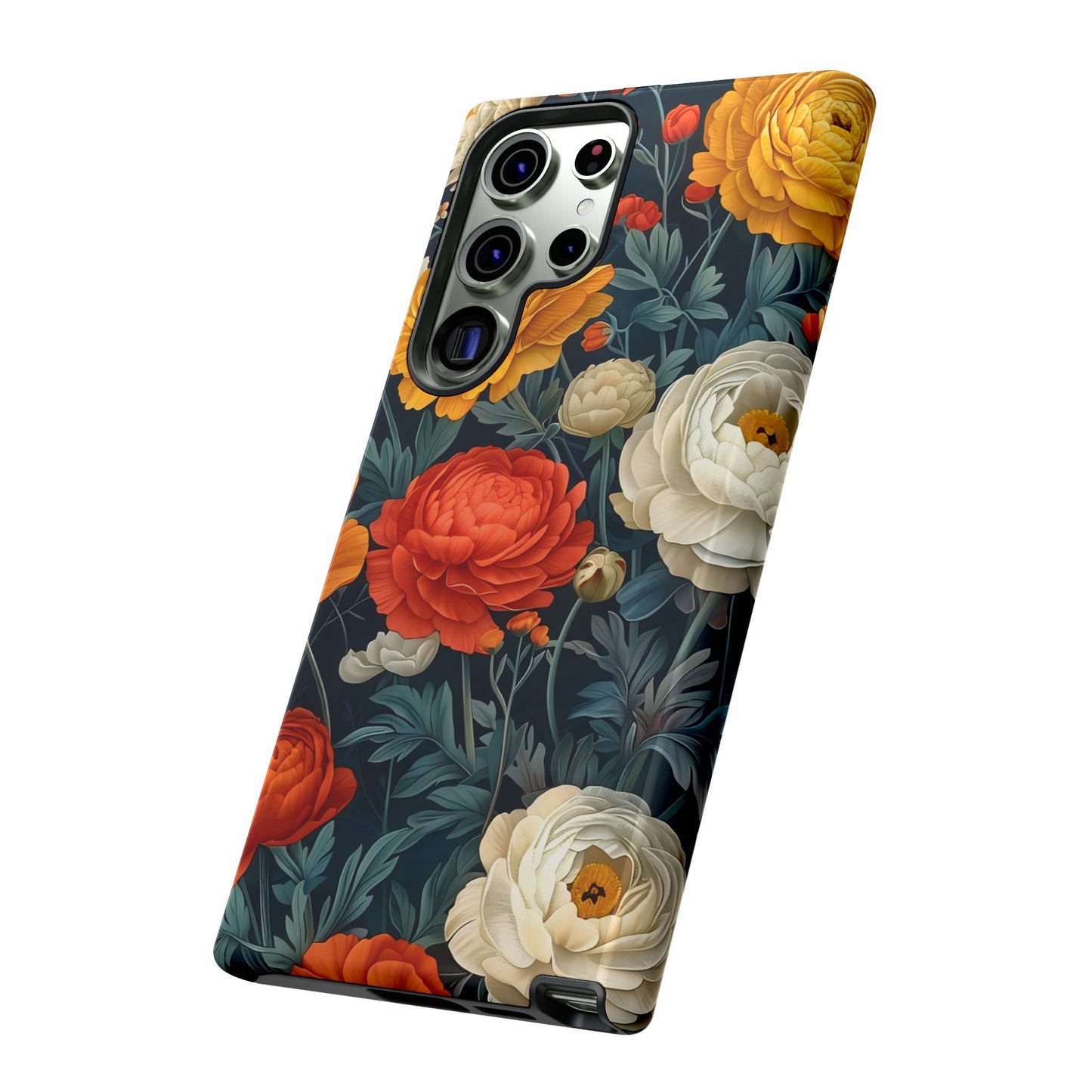 Floral Tough Case for Phones | Durable Floral Phone Cover, Boho Chic, Unique Gift for Her, Phone Protection, Flower Design