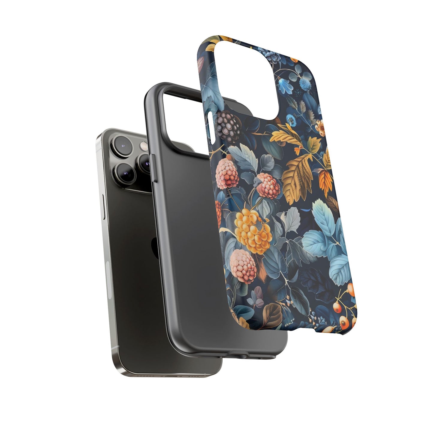 Floral iPhone Case, Tough Phone Cover, Nature-inspired Accessory, Gift for Her, Trendy Protection Case