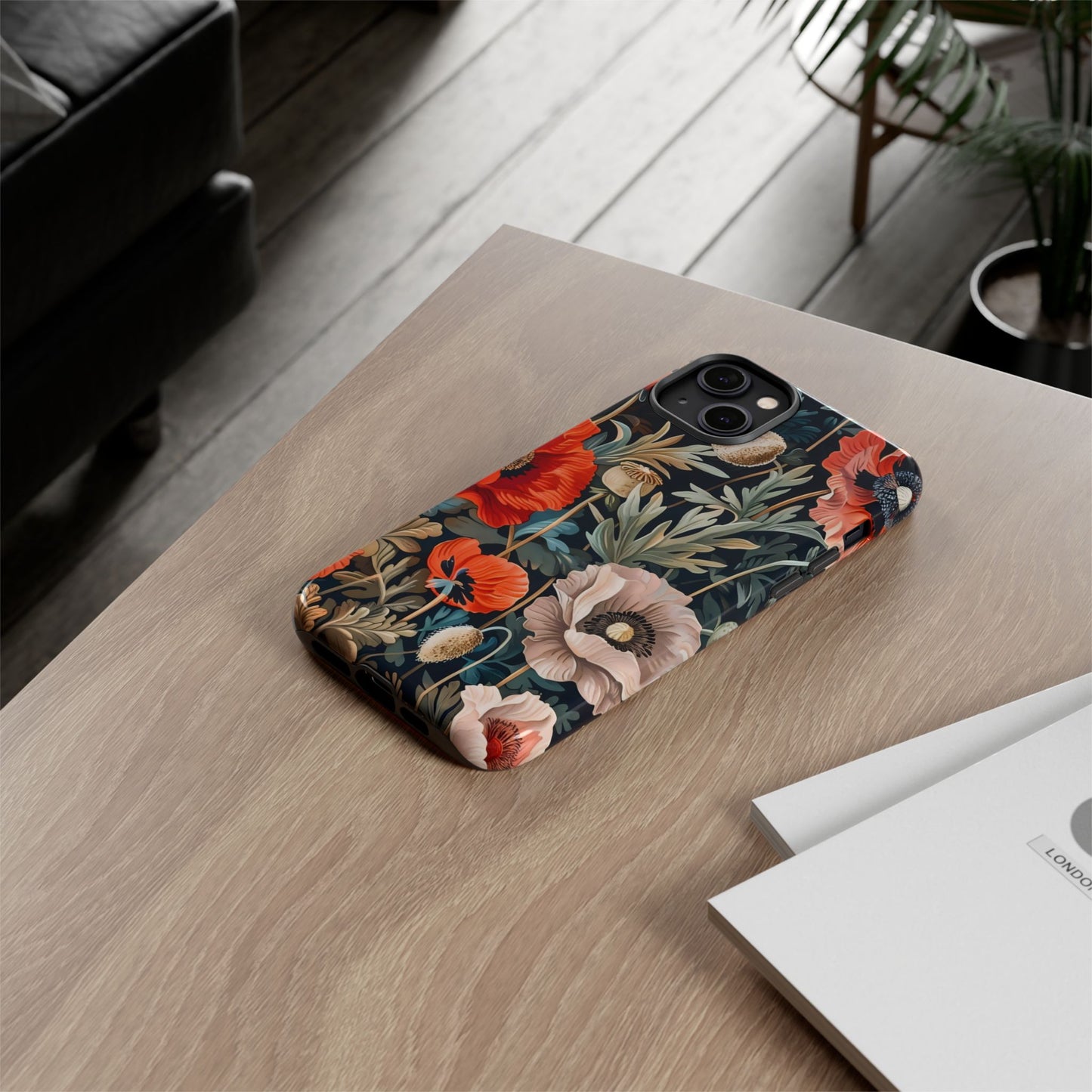 Floral Phone Case - Tough Cases, Flower Design, Chic Tech Accessories, Stylish Gifts, Unique Phone Protectors