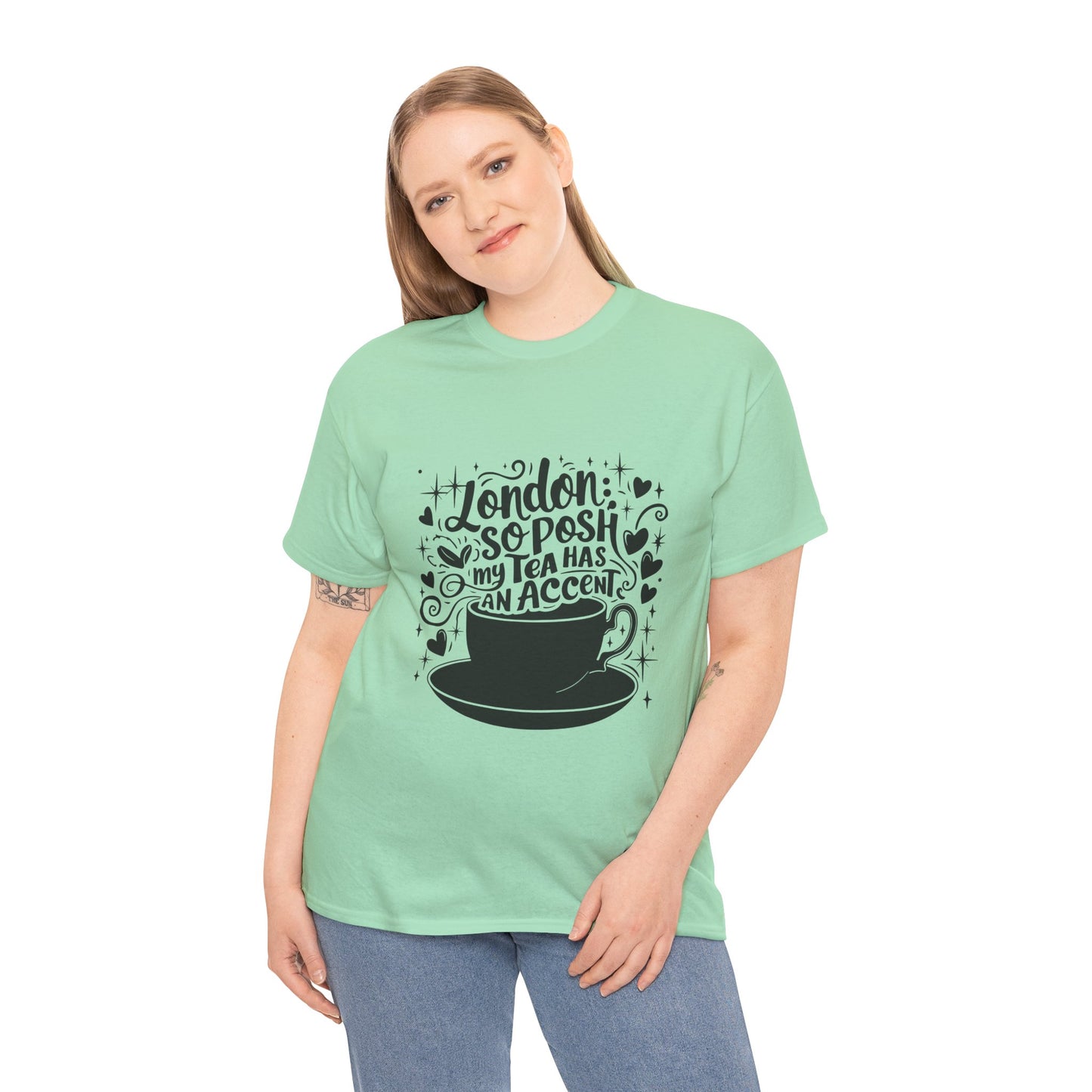 Unisex Heavy Cotton Tee - London's Nostalgic Tea