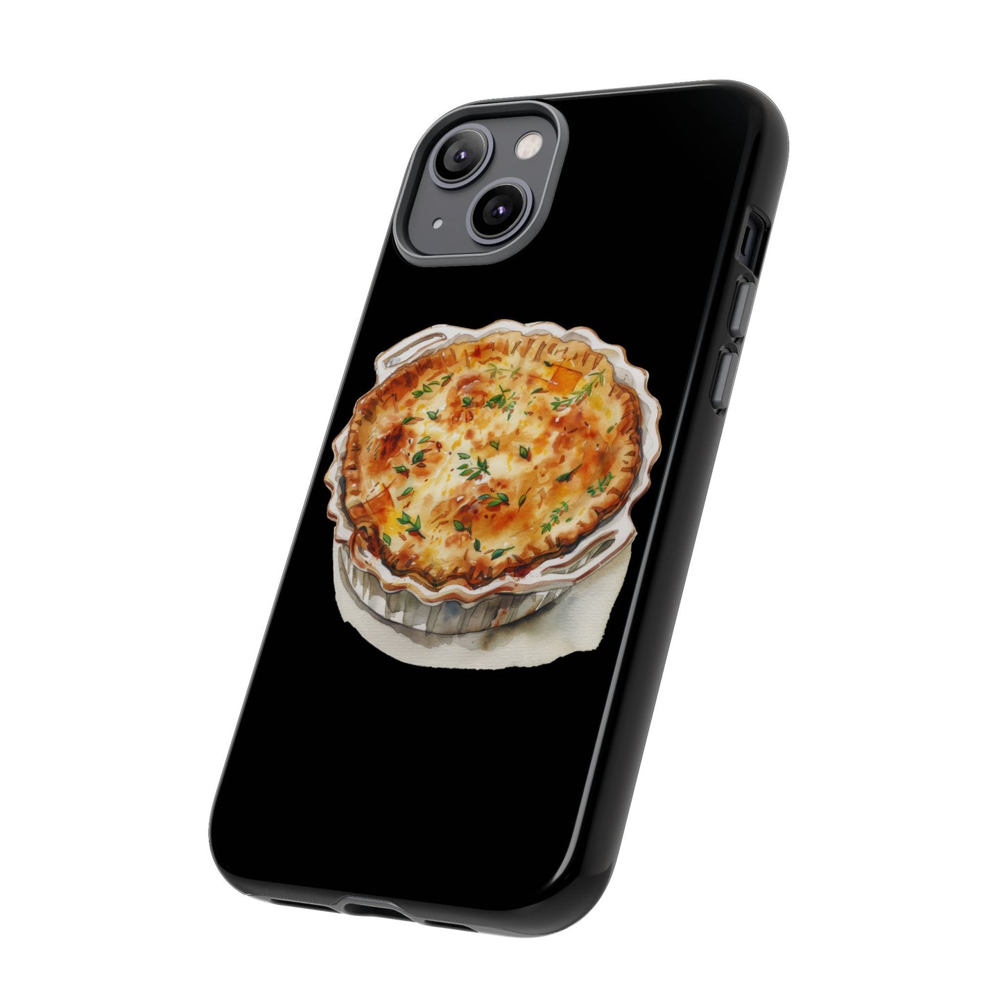 Quiche Phone Case - Funky Kitchen Decor, Foodie Gift, Chef Accessories, Culinary Art, Quirky Phone Cover