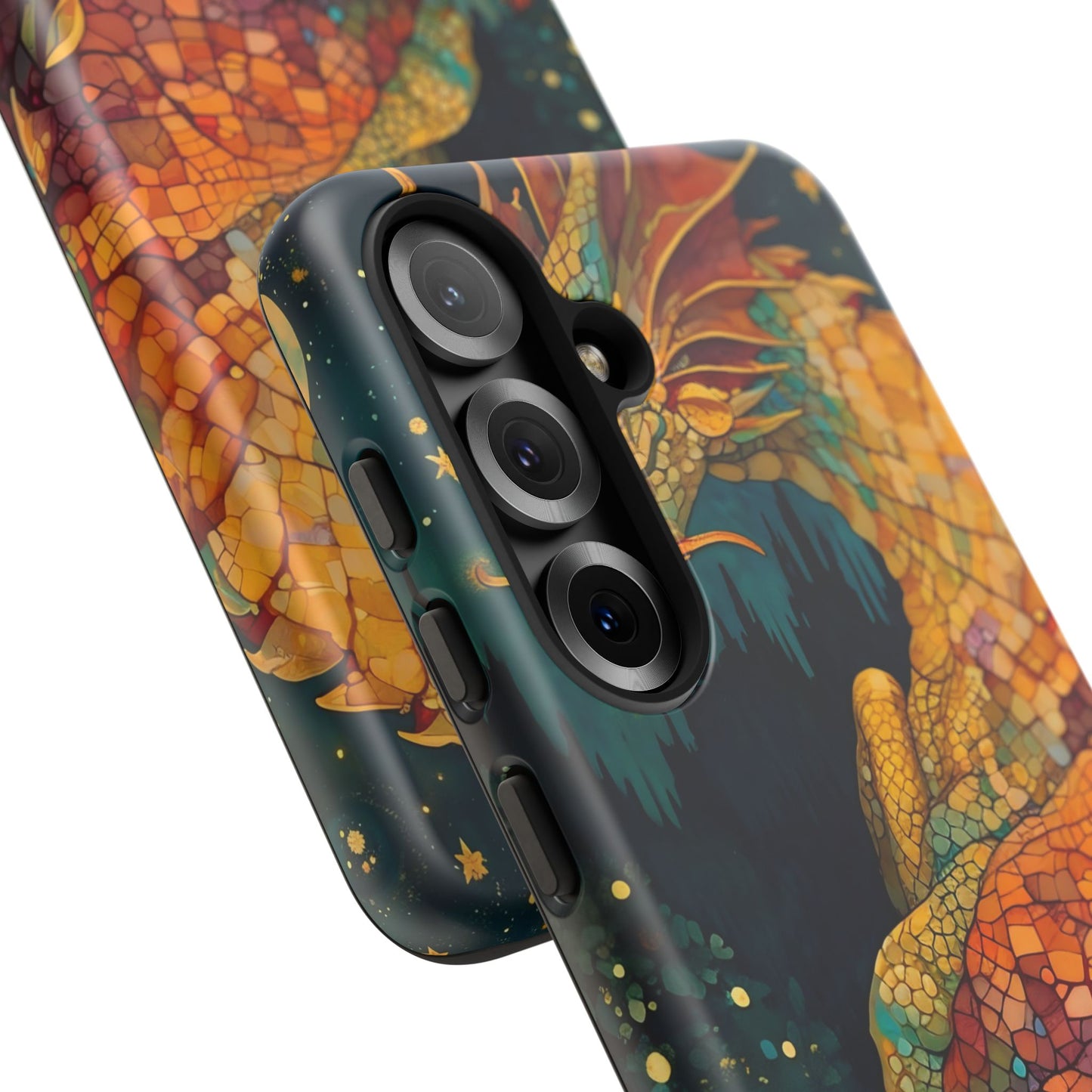 Dragon Art Phone Case, Tough Phone Cover, Fantasy Gift, Unique Mobile Accessory, Dragon Lover Gift, Stylish Protection