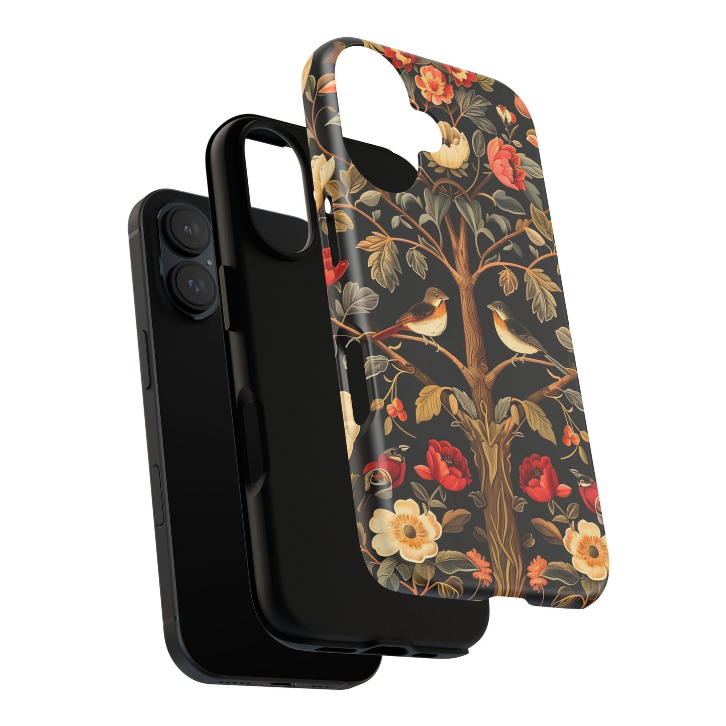 Floral Phone Case - Artistic Tough Cases for Phone Protection, Unique Gifts, Nature-Inspired Design, Eco-Friendly Accessories, Home Decor
