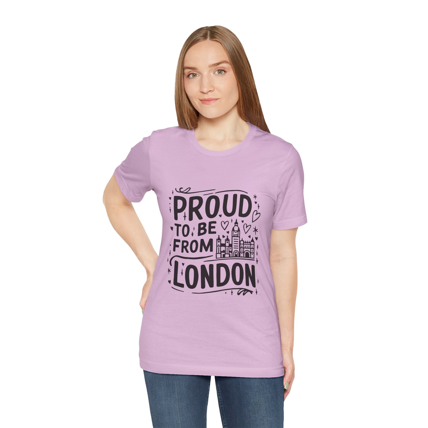 Unisex Jersey Short Sleeve Tee - Proud to be from London