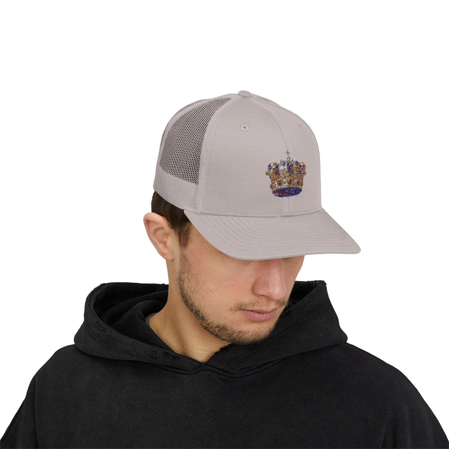 Sparkling Crown Snapback Trucker Cap | Stylish Hat for Festivals, Parties, Birthdays, Outdoor Adventures, and Everyday Wear