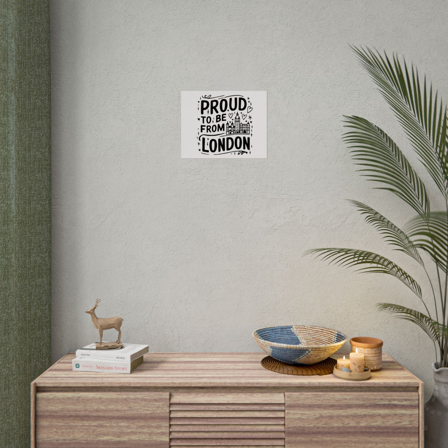 Proud London Poster Print, London Art Print, Home Decor, Gift for Londoners, Travel Poster, Wall Art