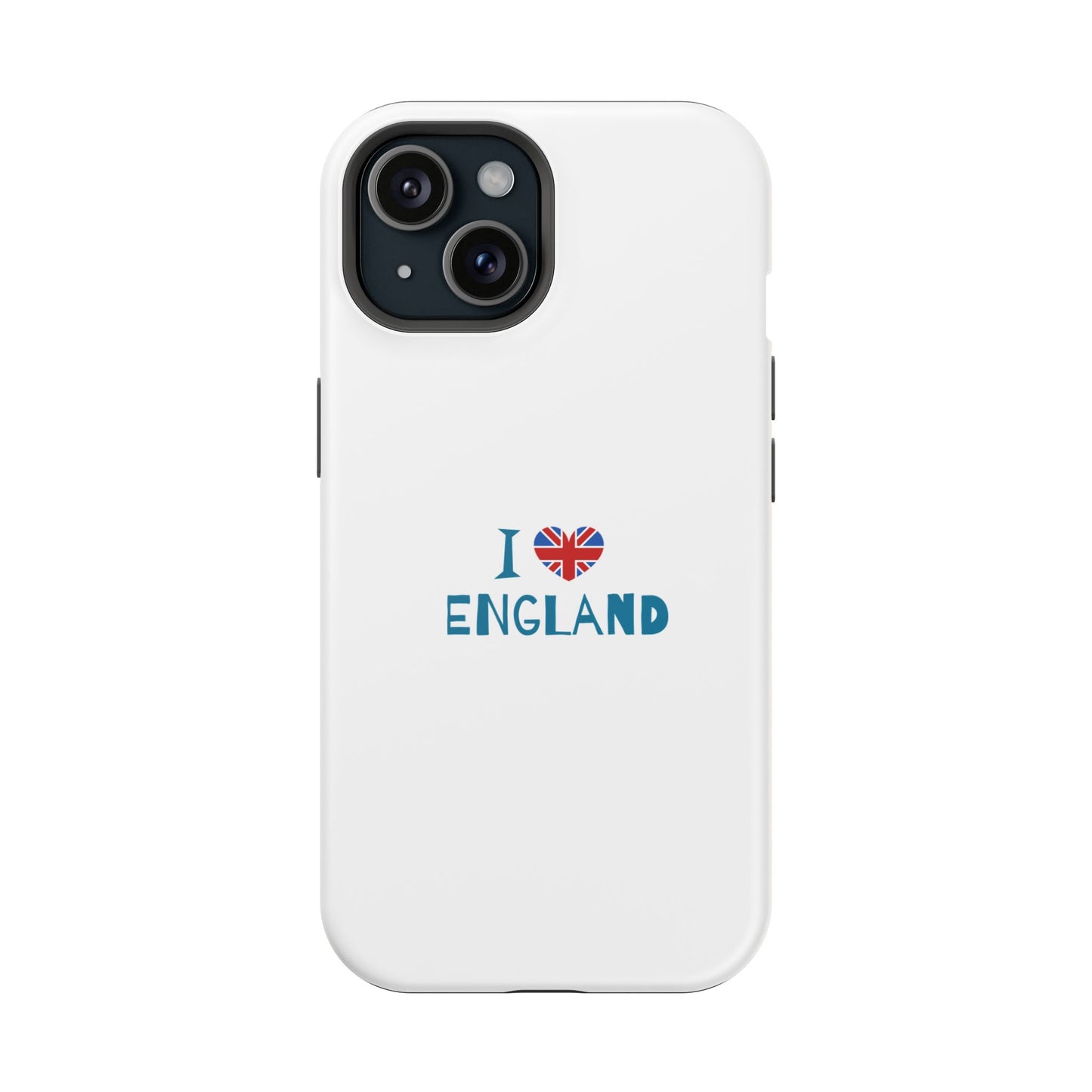 I Love England Magnetic Tough Cases, Phone Cover, Gift for Travelers, Souvenir, England Pride, Durable Phone Protection
