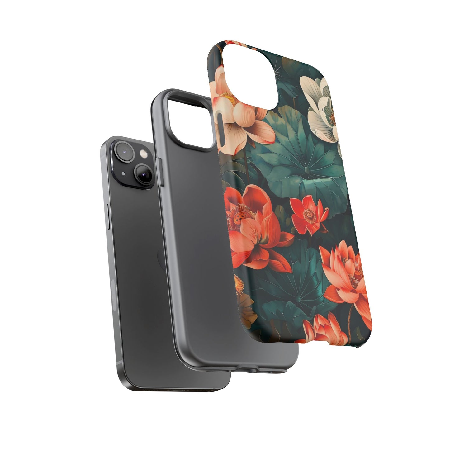 Flower Phone Case, Floral Phone Cover, Tough Case for Floral Lovers, Gift for Her, Stylish Tech Accessories